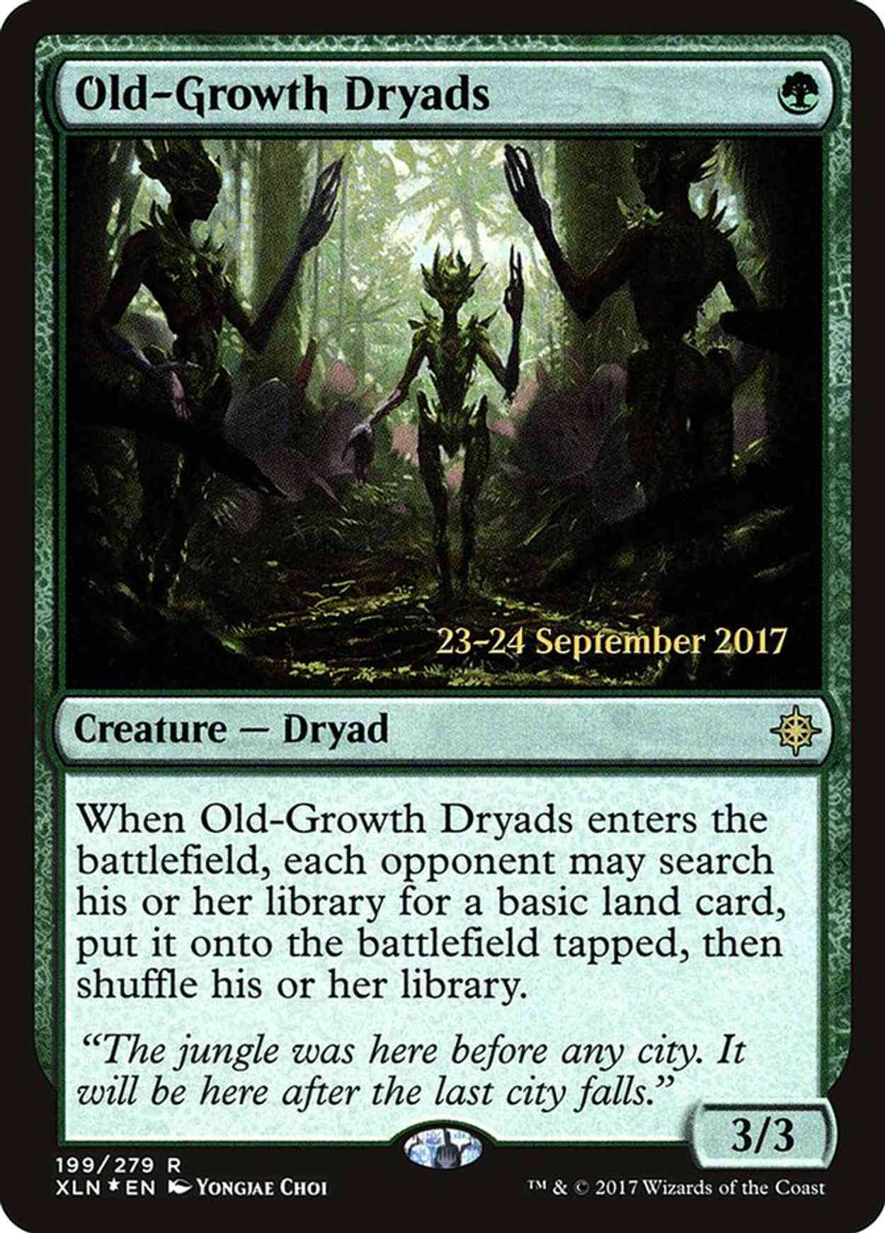 Old-Growth Dryads magic card front