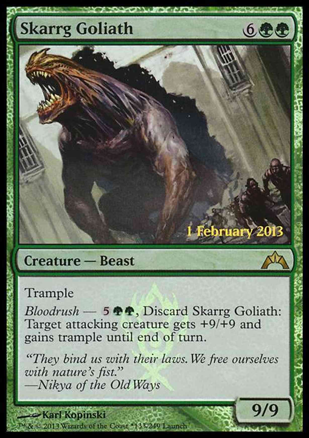 Skarrg Goliath magic card front