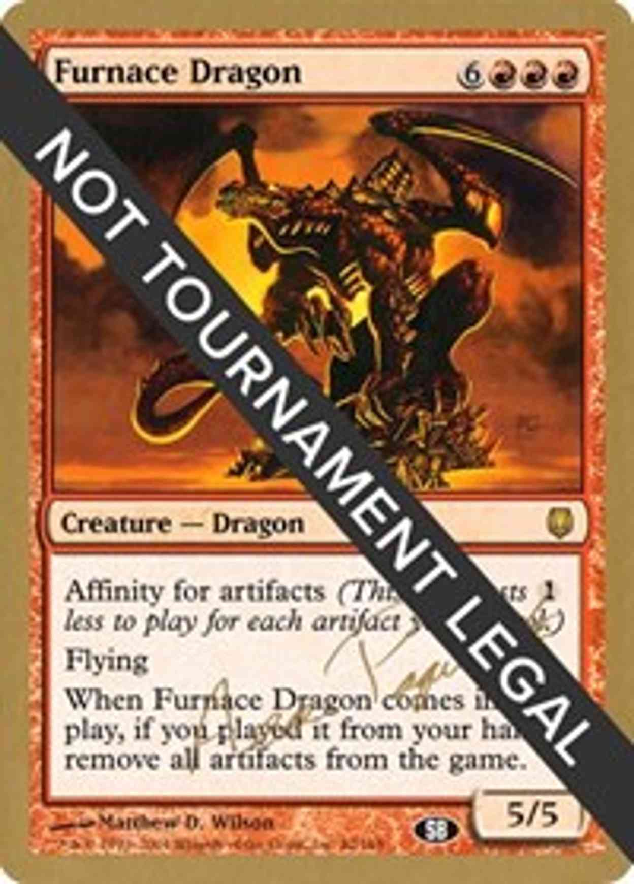 Furnace Dragon - 2004 Aeo Paquette (DST) (SB) magic card front