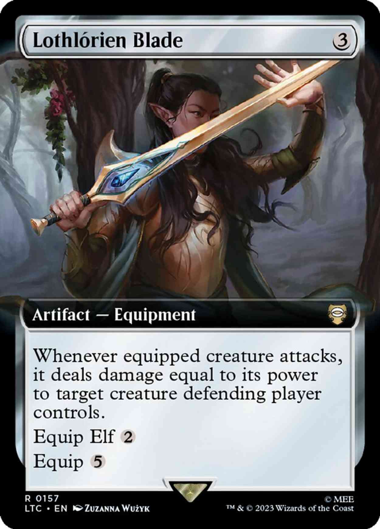 Lothlórien Blade (Extended Art) magic card front