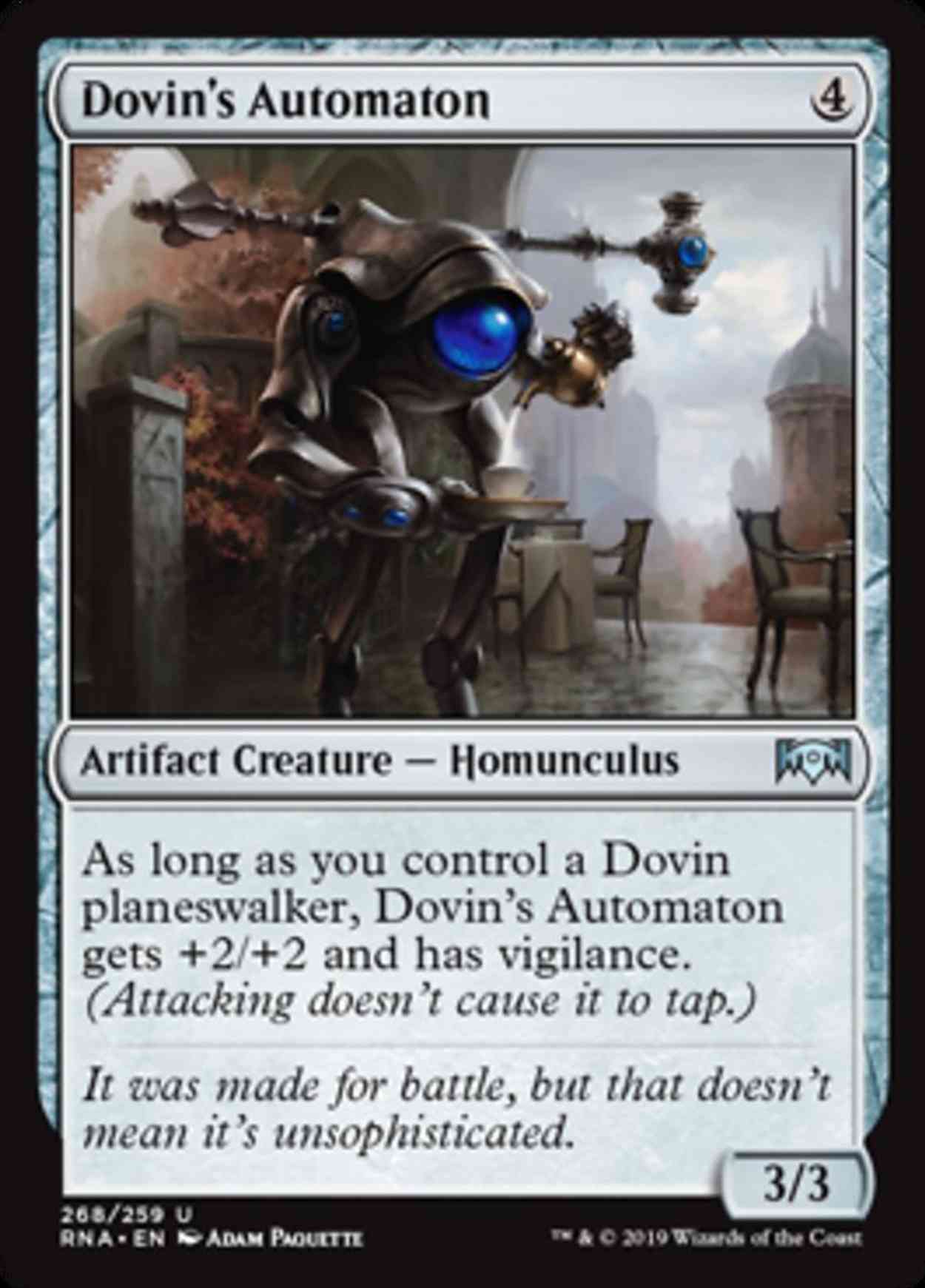 Dovin's Automaton magic card front