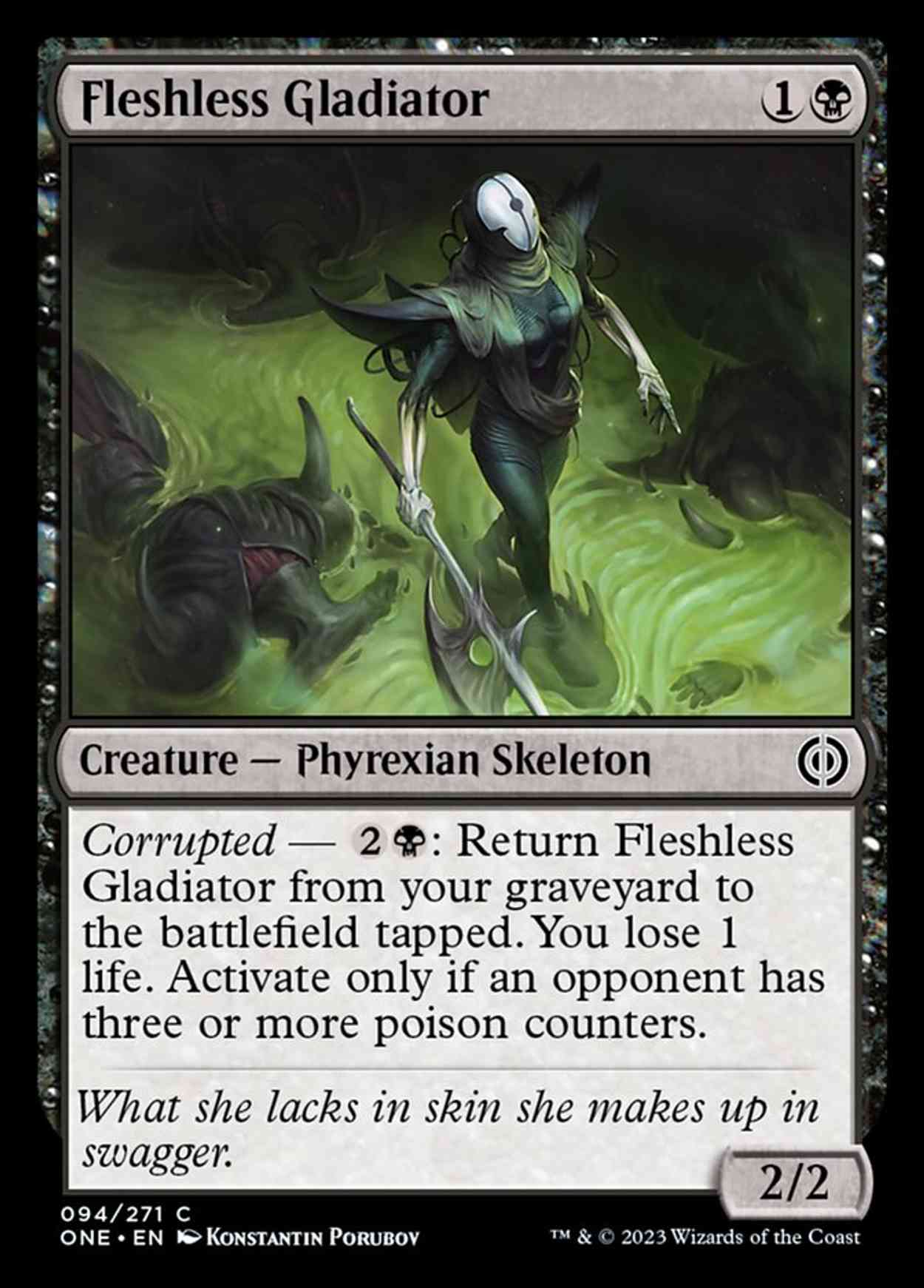 Fleshless Gladiator magic card front