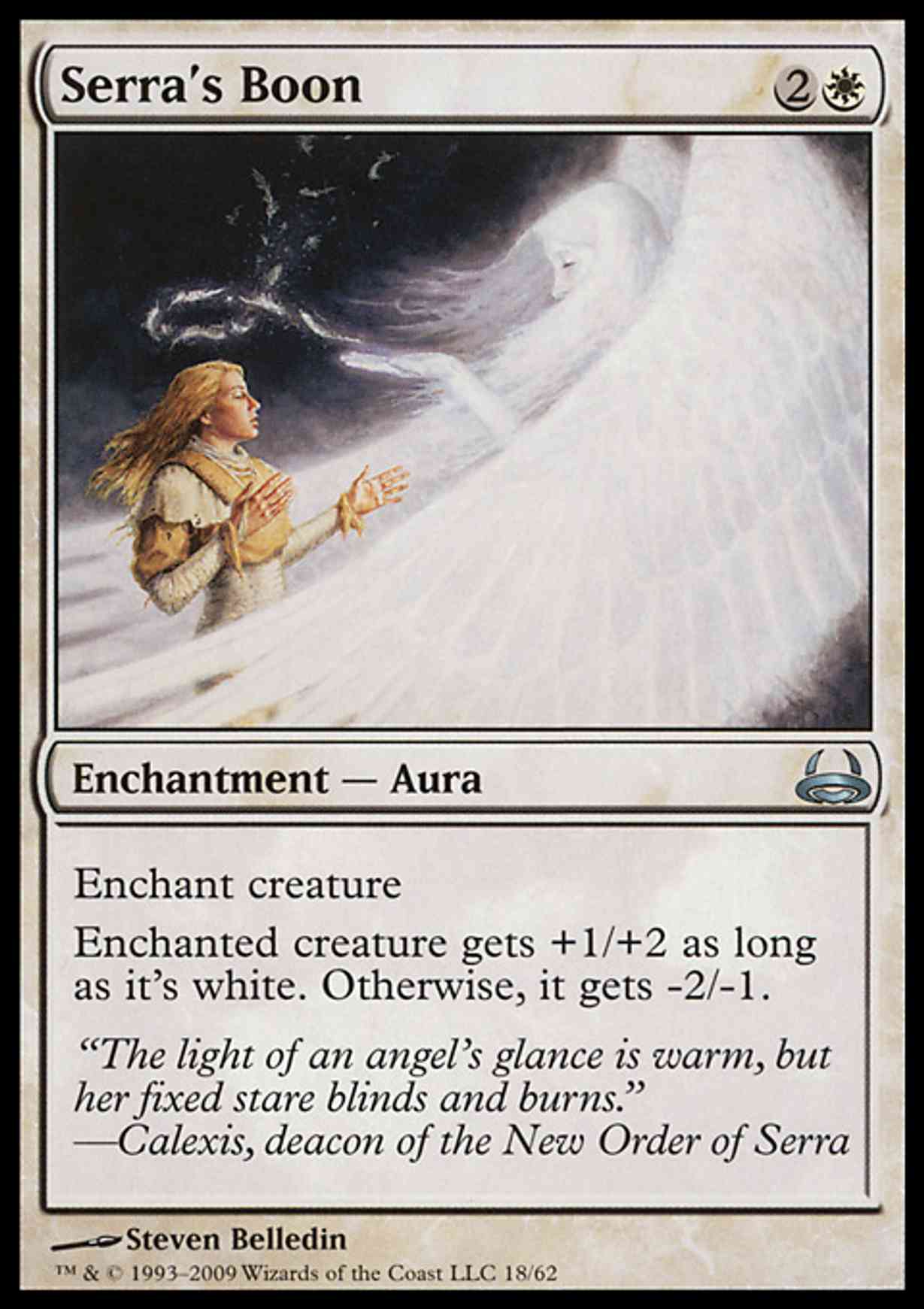 Serra's Boon magic card front