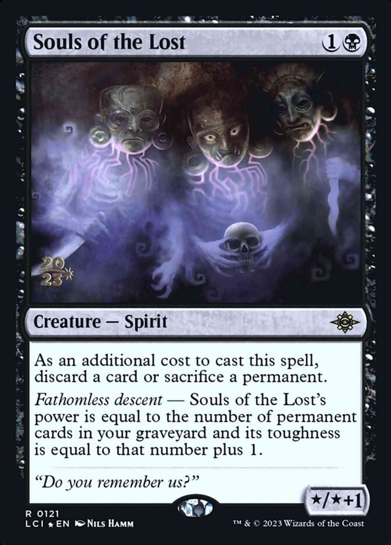 Souls of the Lost magic card front