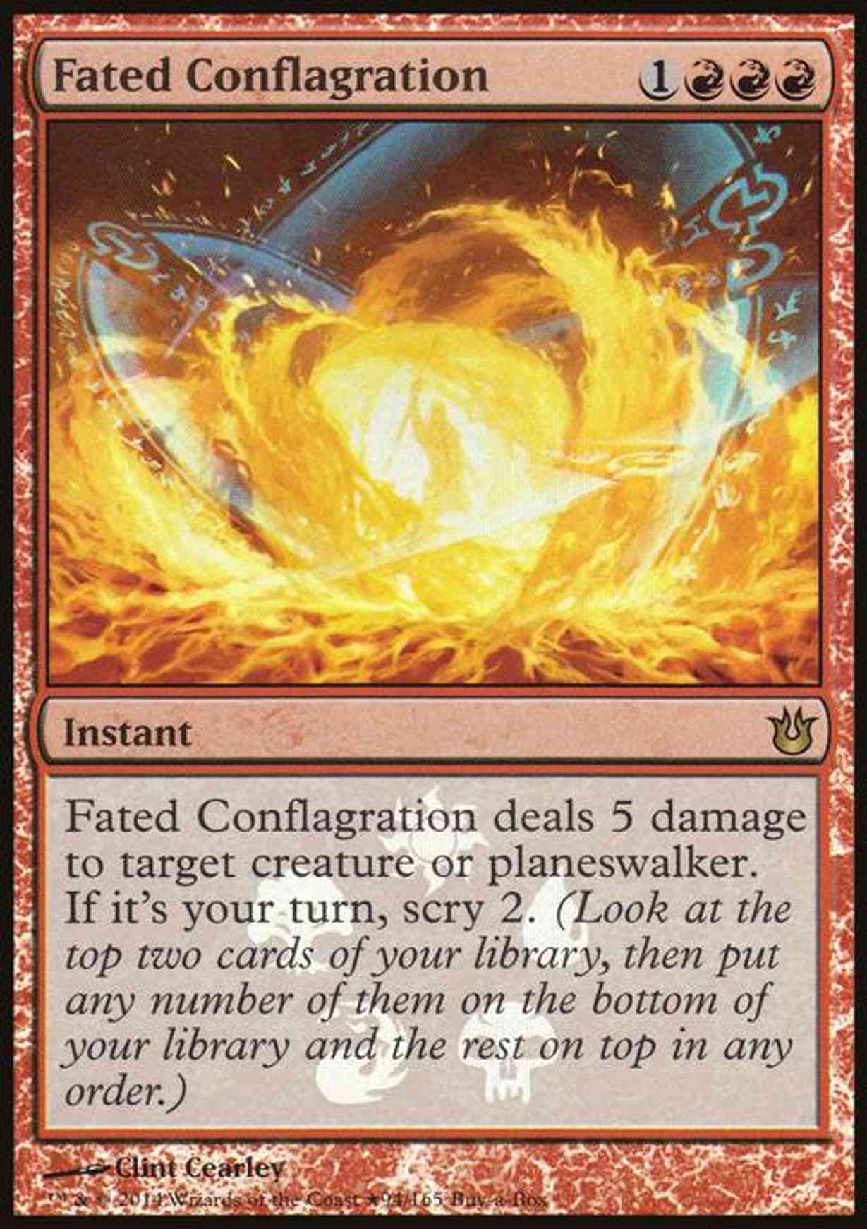 Fated Conflagration magic card front