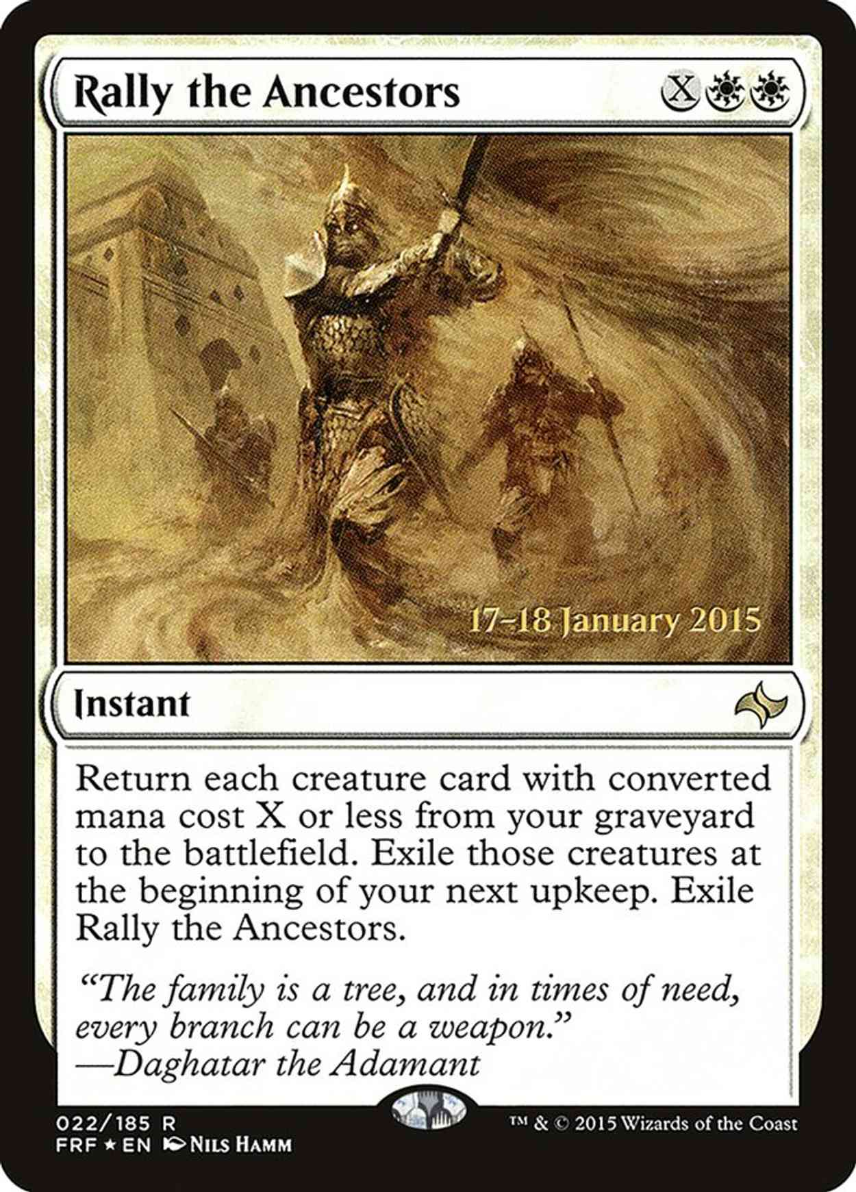 Rally the Ancestors magic card front
