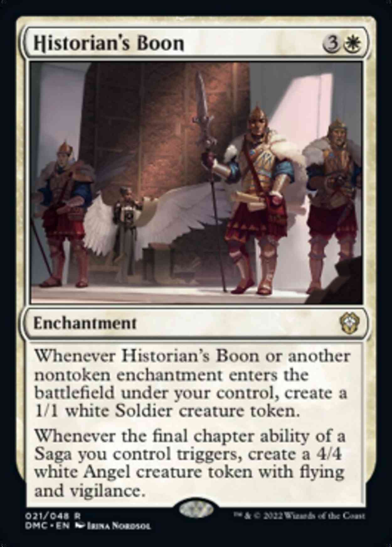 Historian's Boon magic card front