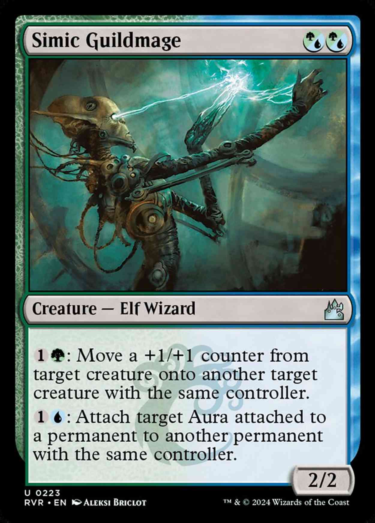 Simic Guildmage magic card front