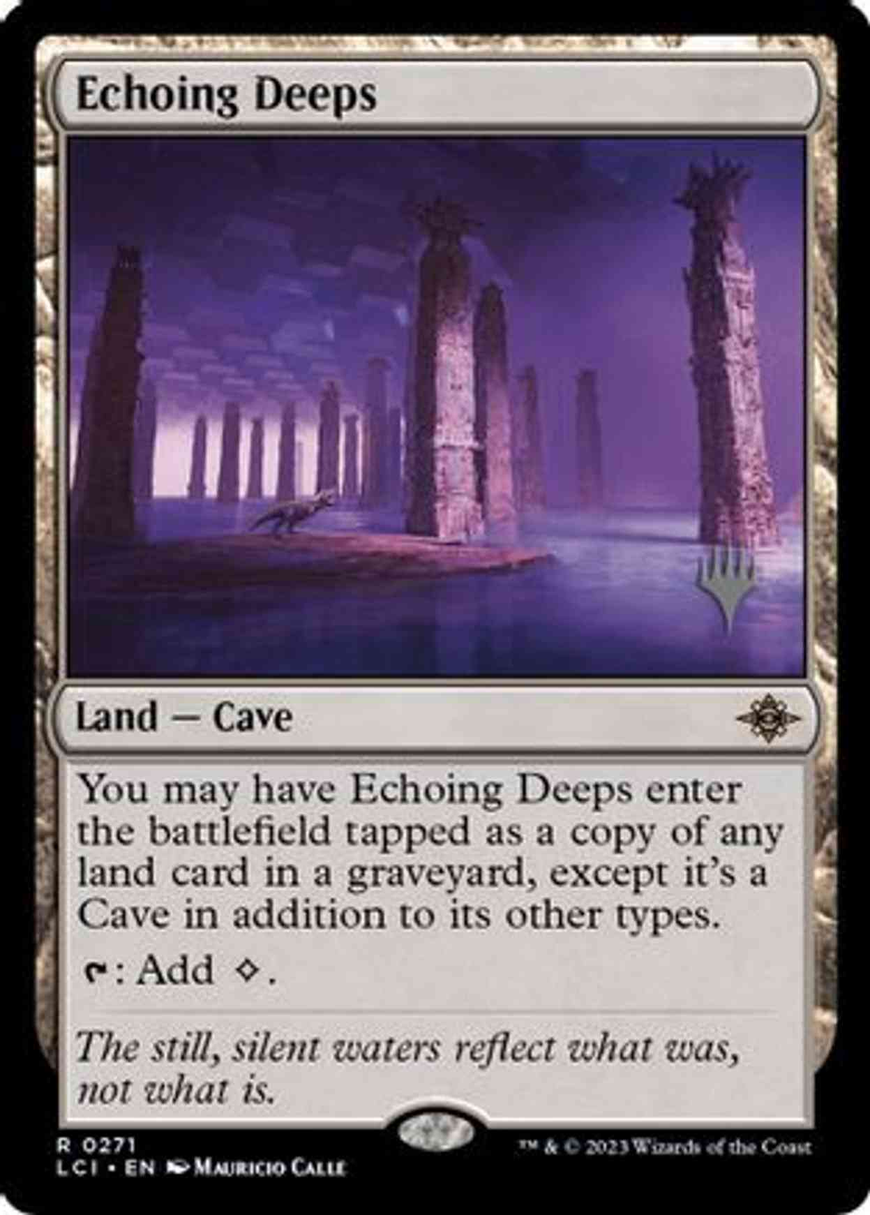 Echoing Deeps magic card front