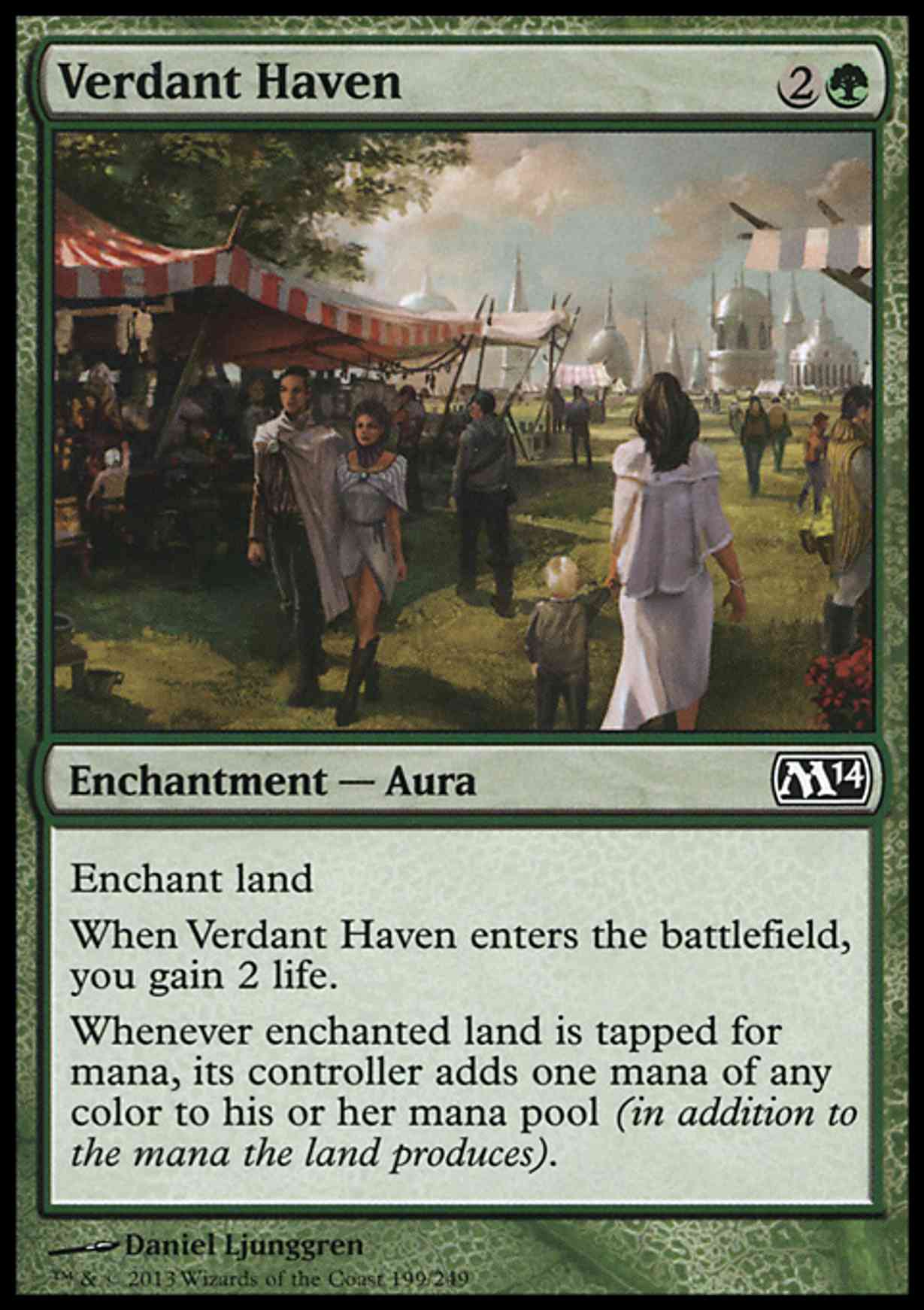 Verdant Haven magic card front