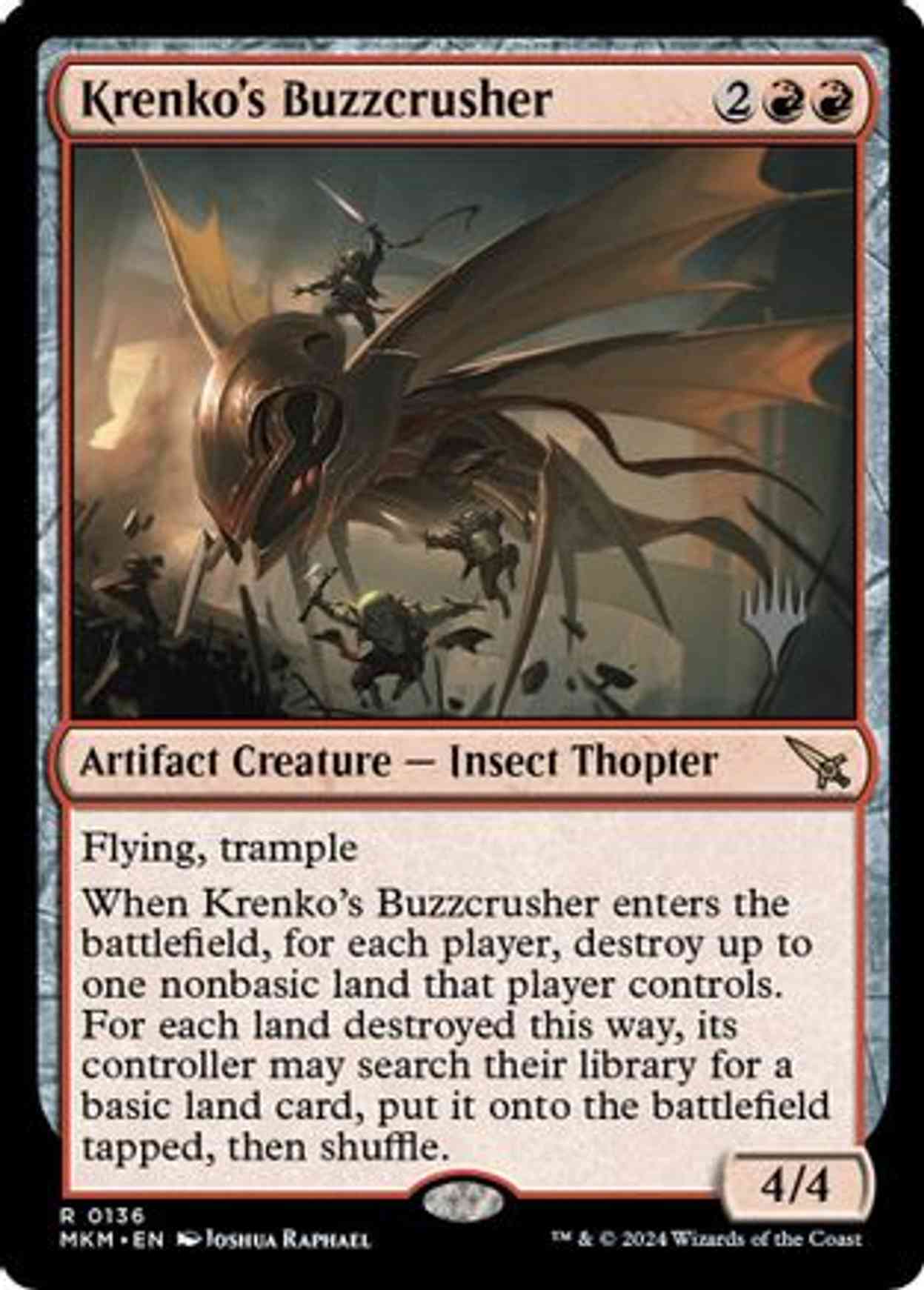 Krenko's Buzzcrusher magic card front