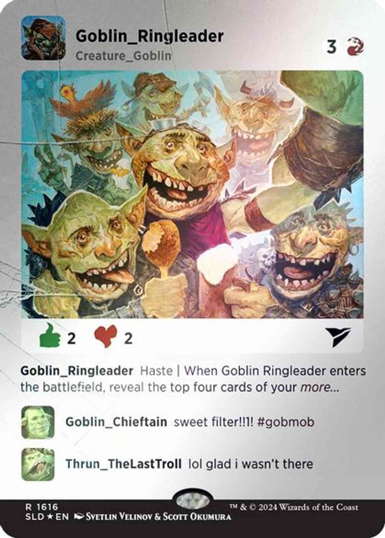 Goblin Ringleader (Rainbow Foil) magic card front