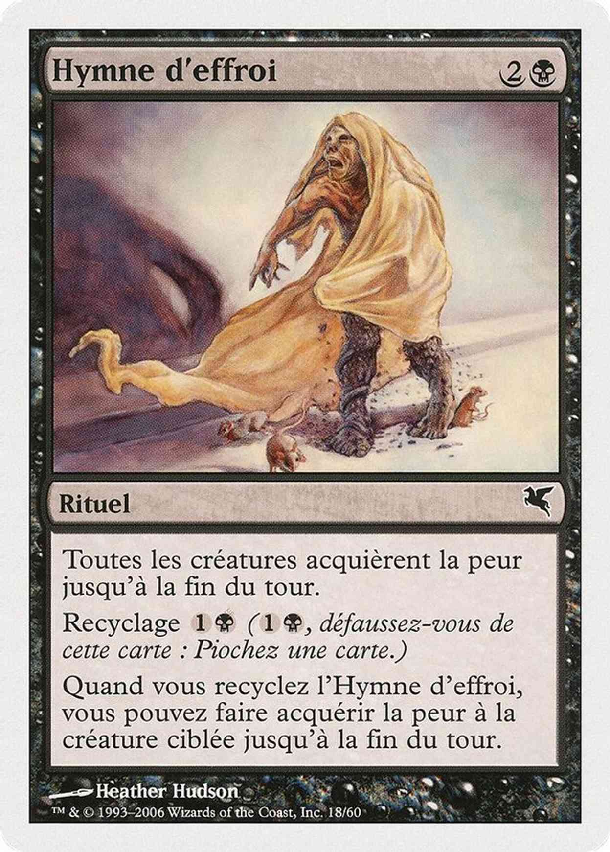 Dirge of Dread (French) - "Hymne d'effroi" magic card front