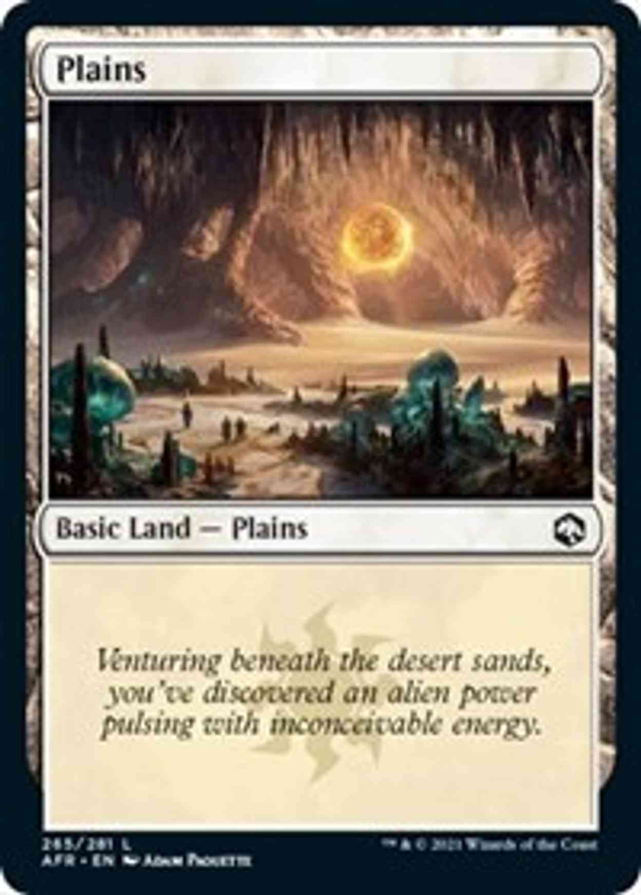 Plains (265) magic card front