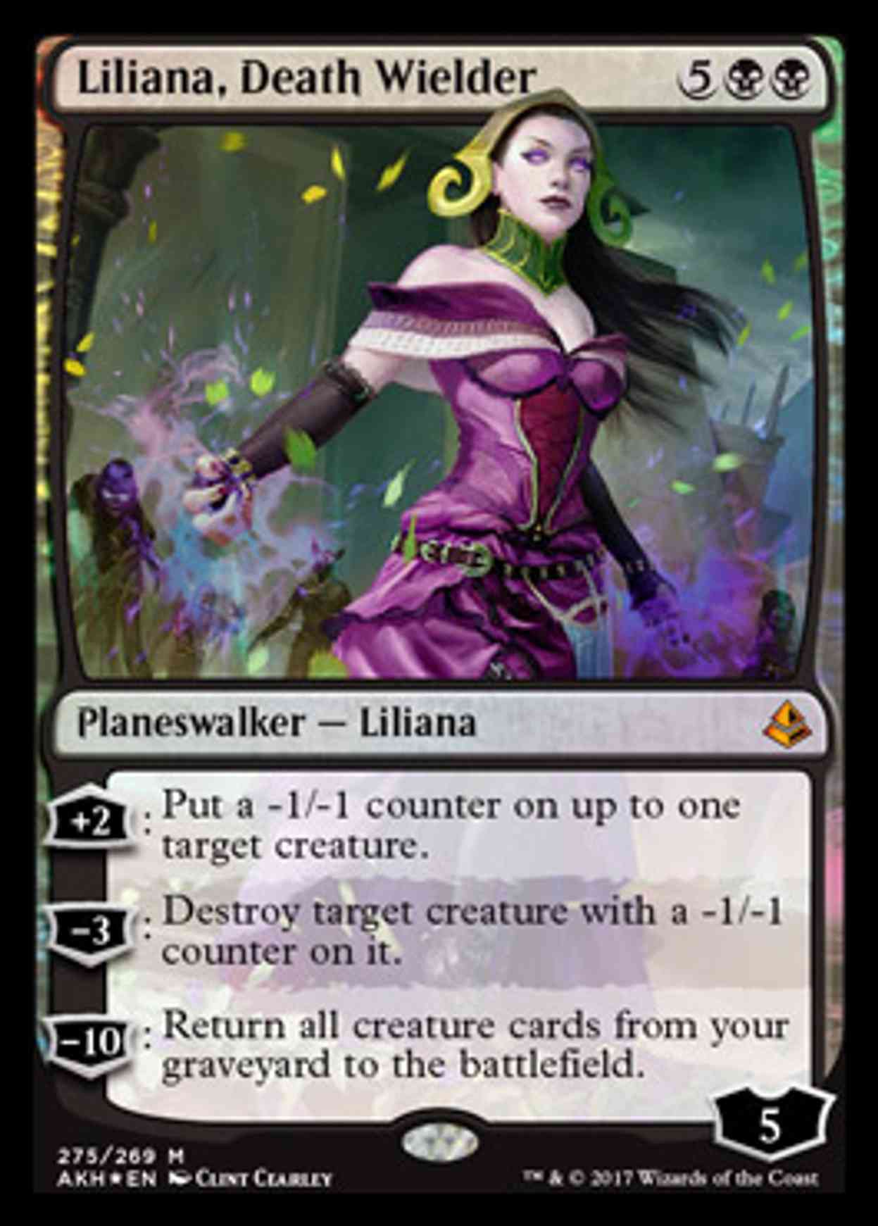 Liliana, Death Wielder magic card front