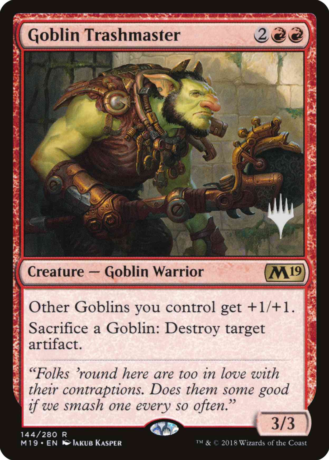 Goblin Trashmaster magic card front