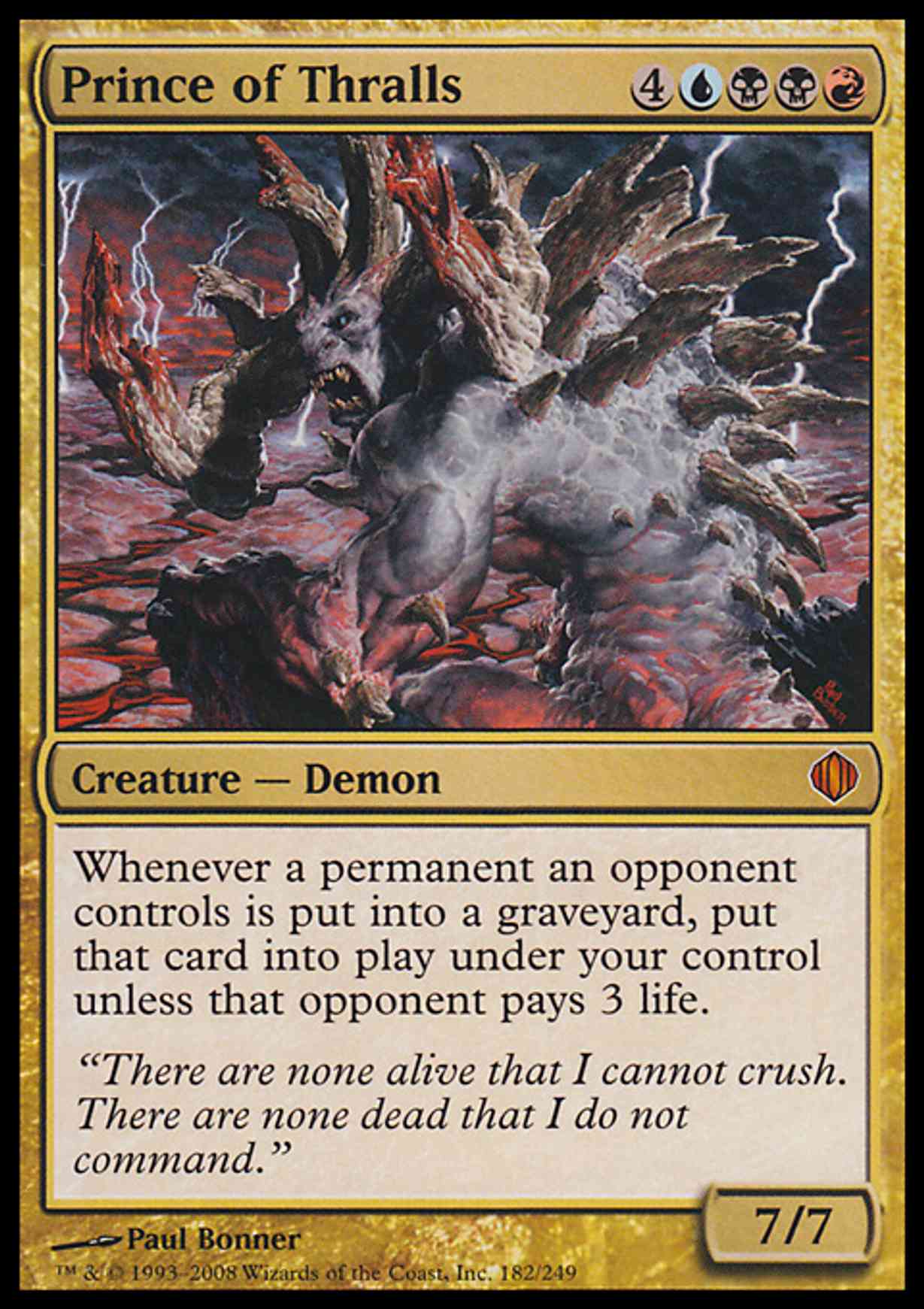 Prince of Thralls magic card front