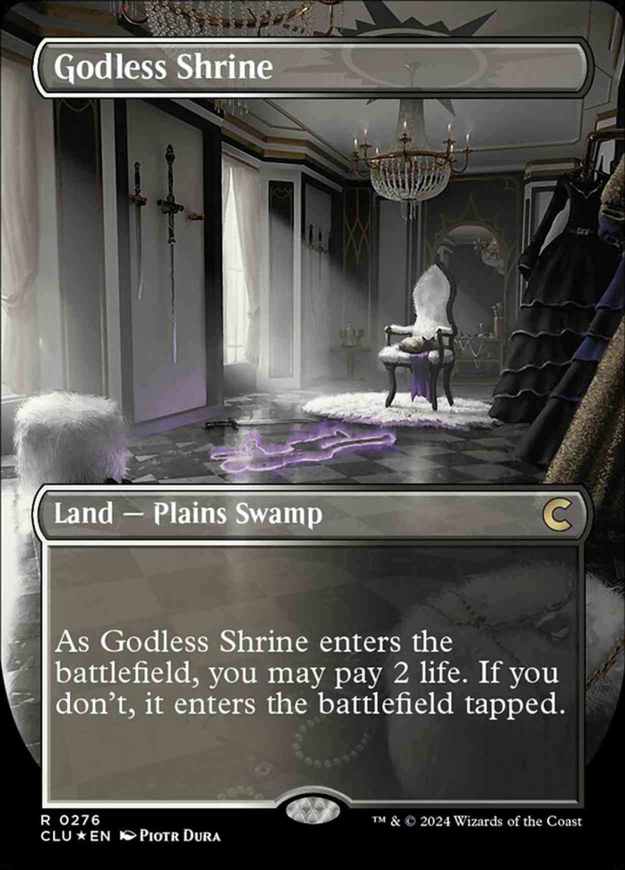 Godless Shrine (Borderless) magic card front