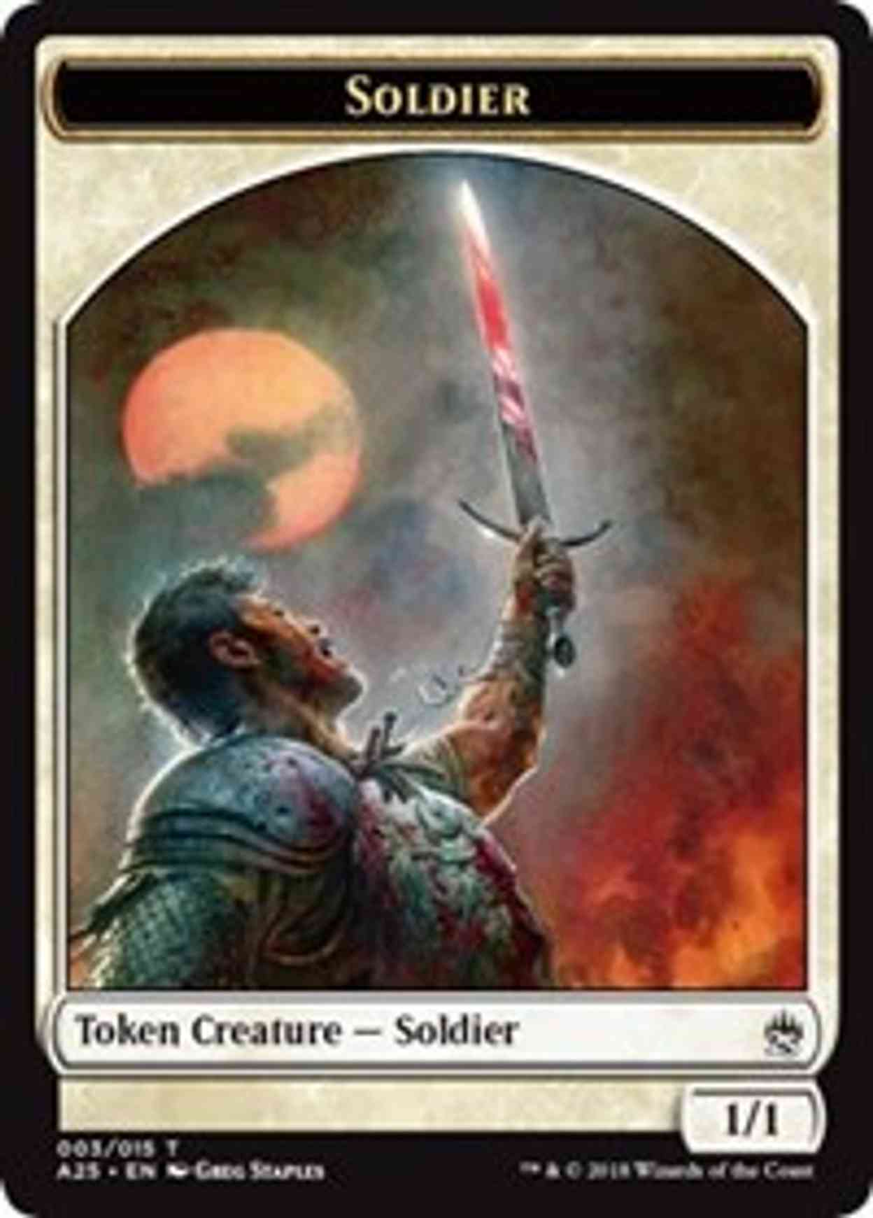 Soldier Token (003) magic card front