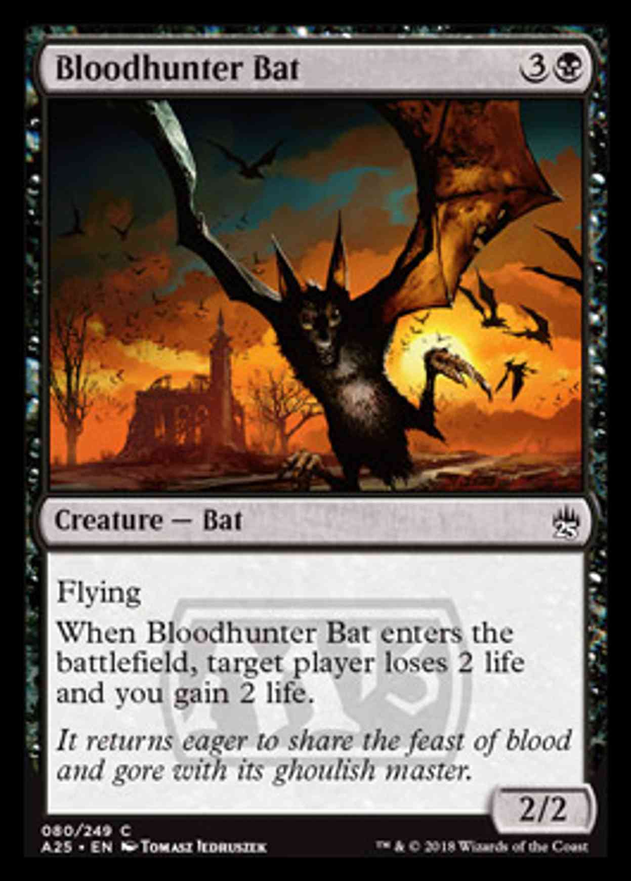 Bloodhunter Bat magic card front