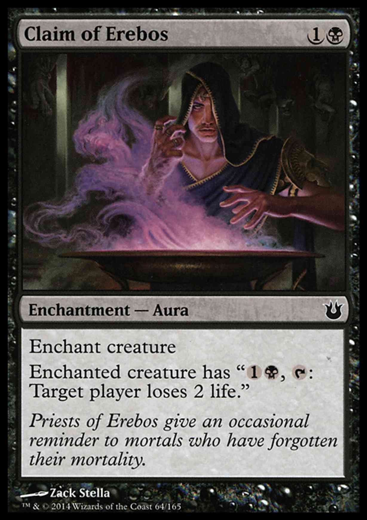 Claim of Erebos magic card front