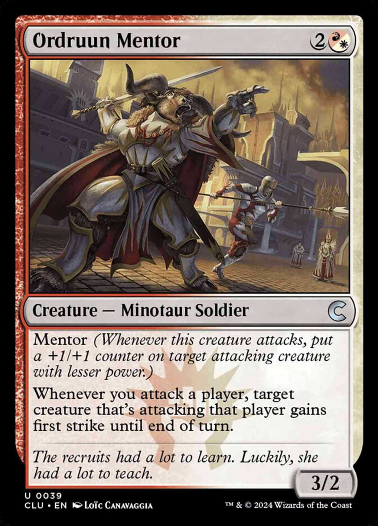 Ordruun Mentor magic card front