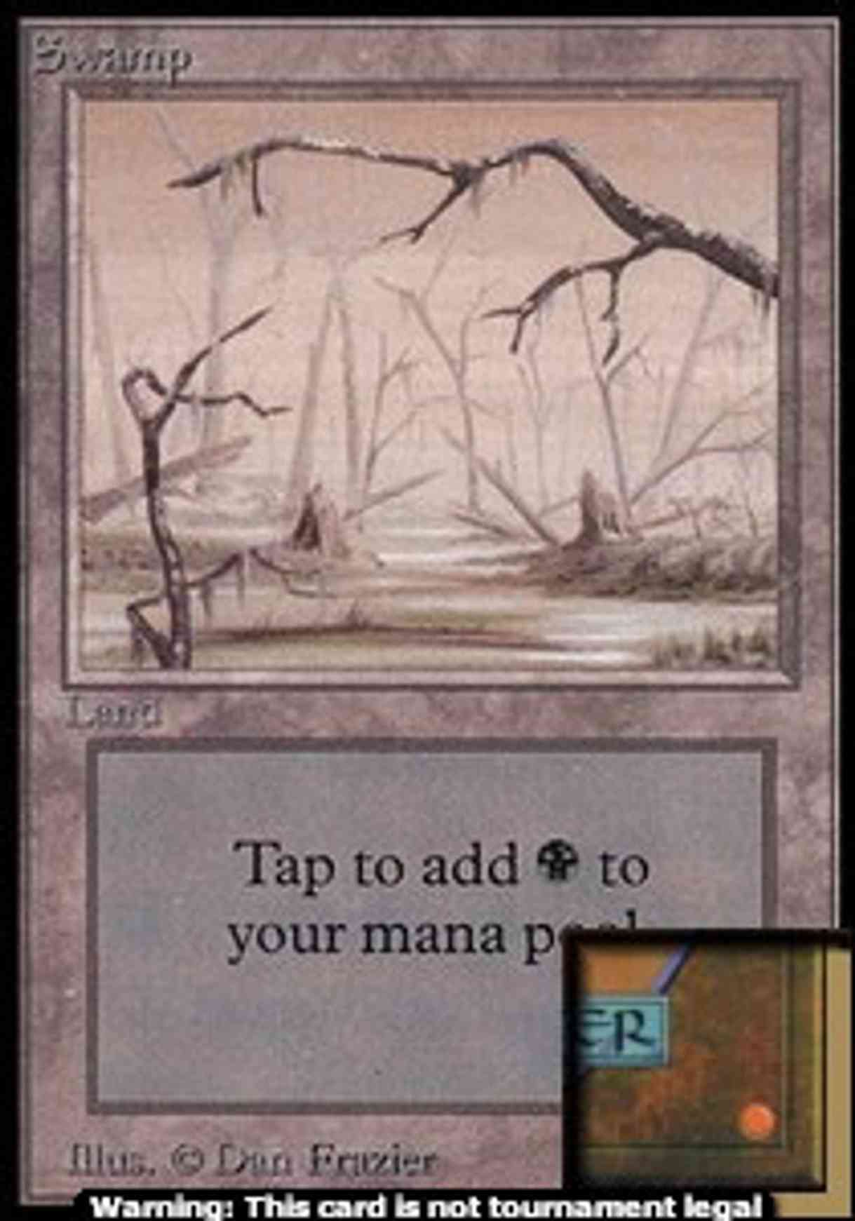 Swamp (B) (CE) magic card front