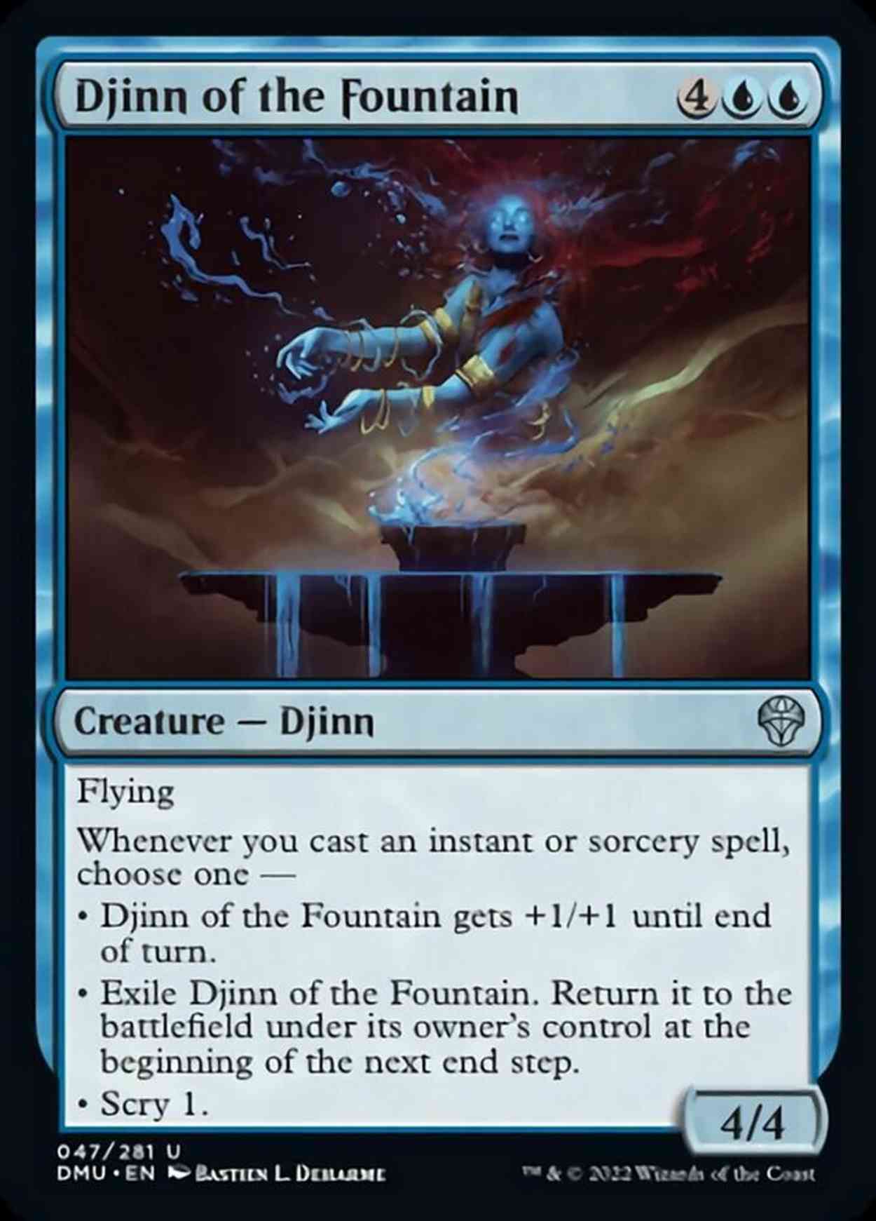 Djinn of the Fountain magic card front