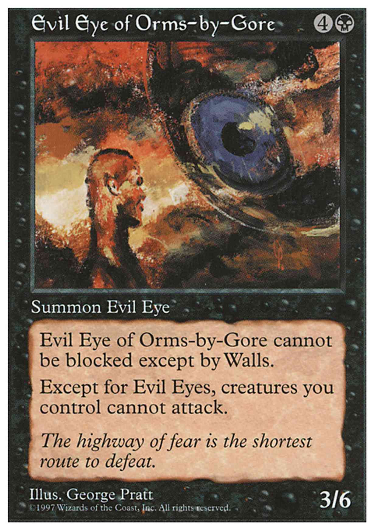 Evil Eye of Orms-by-Gore magic card front