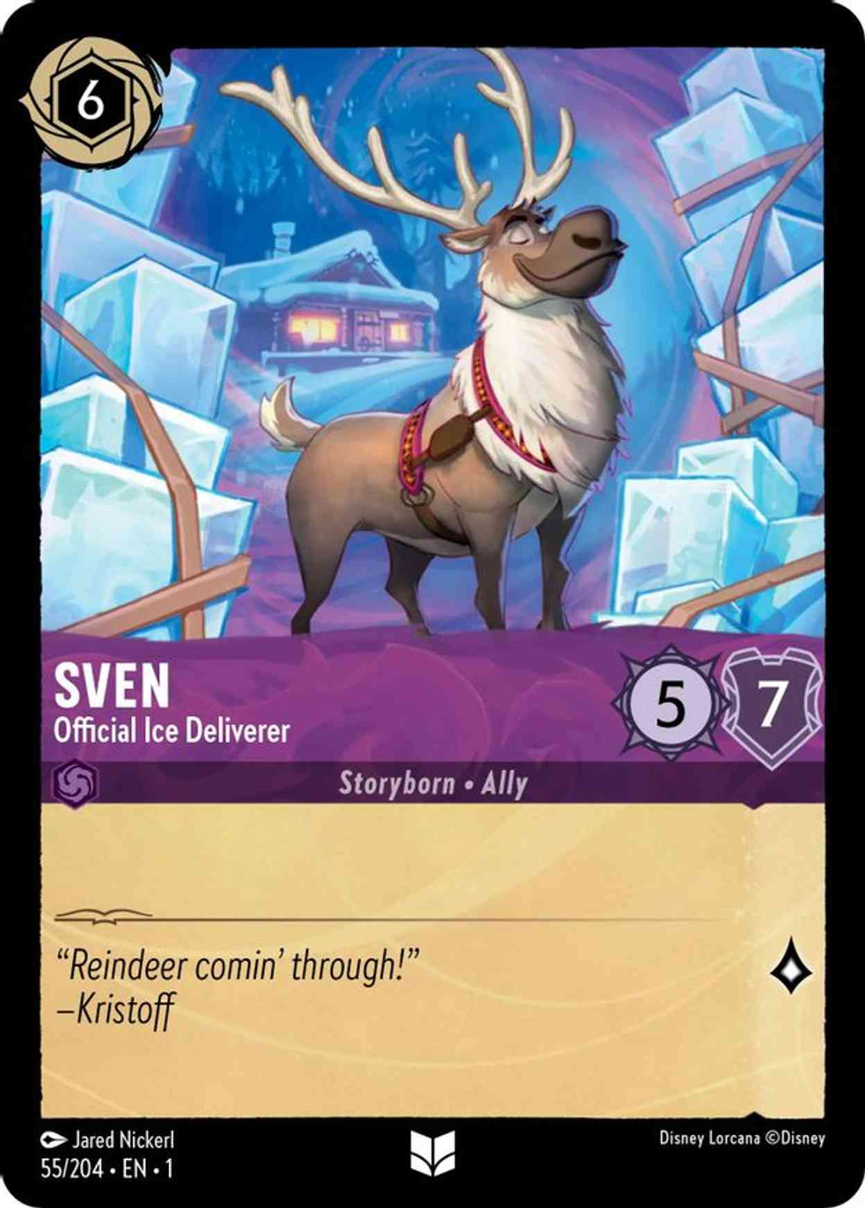 Sven - Official Ice Deliverer magic card front