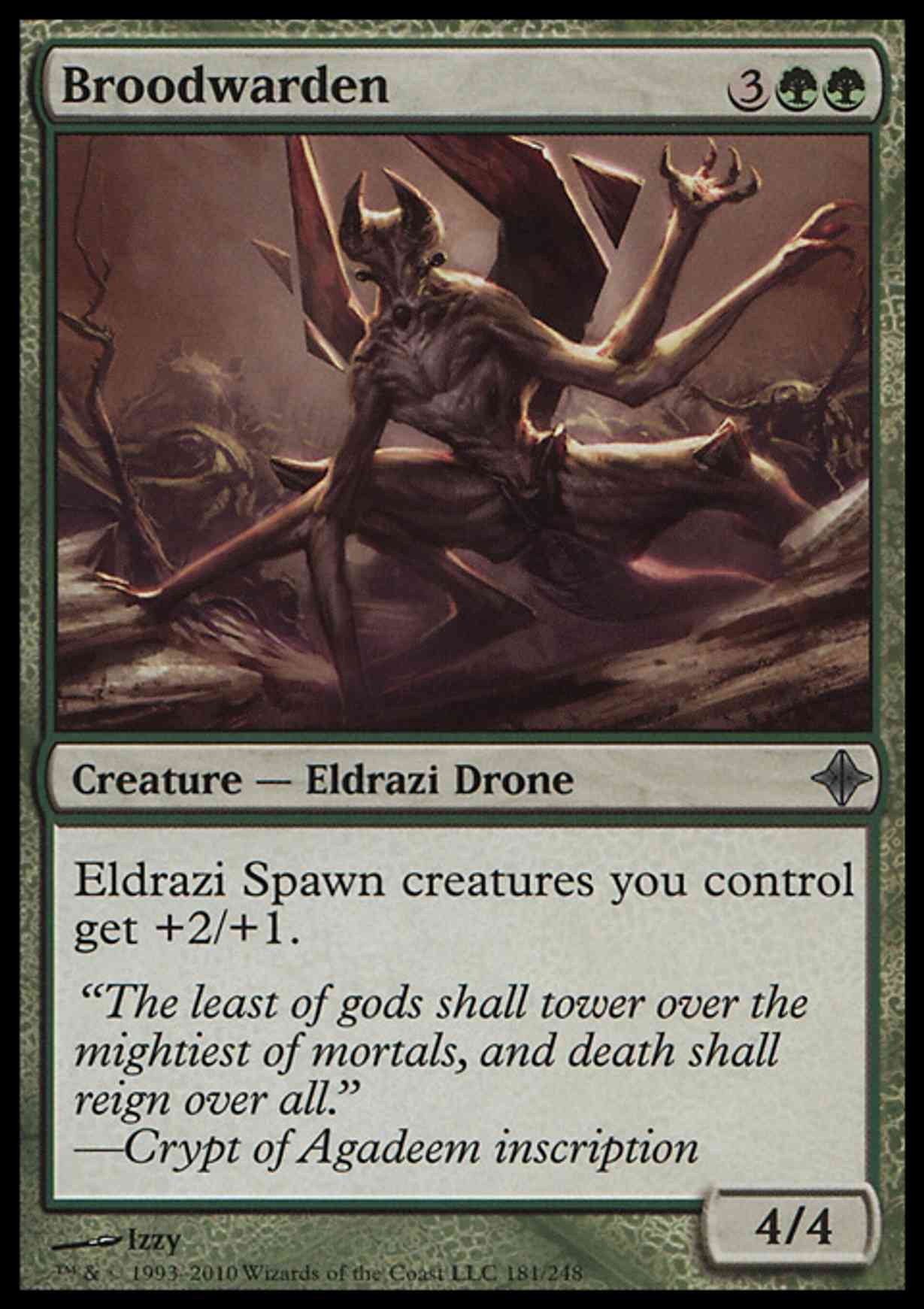Broodwarden magic card front