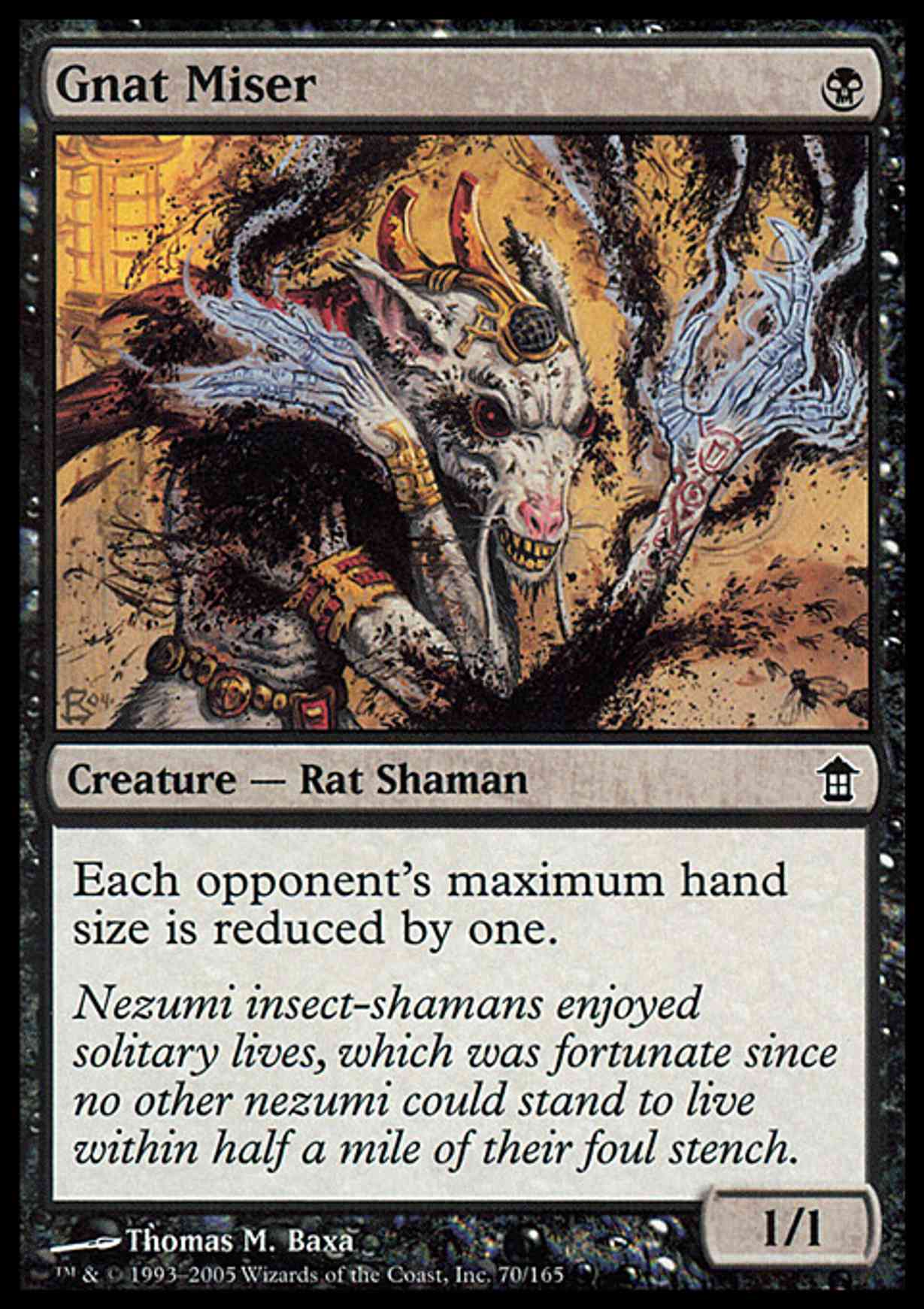 Gnat Miser magic card front