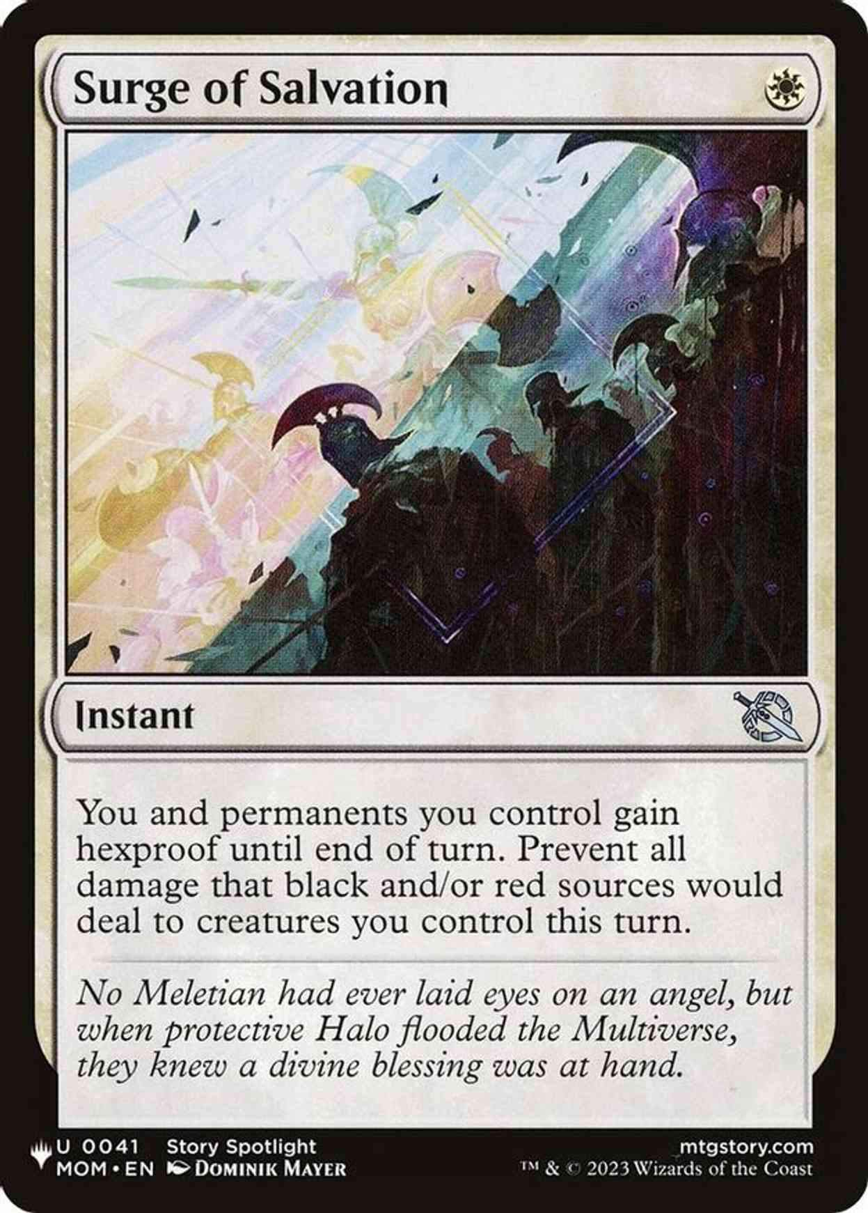 Surge of Salvation magic card front