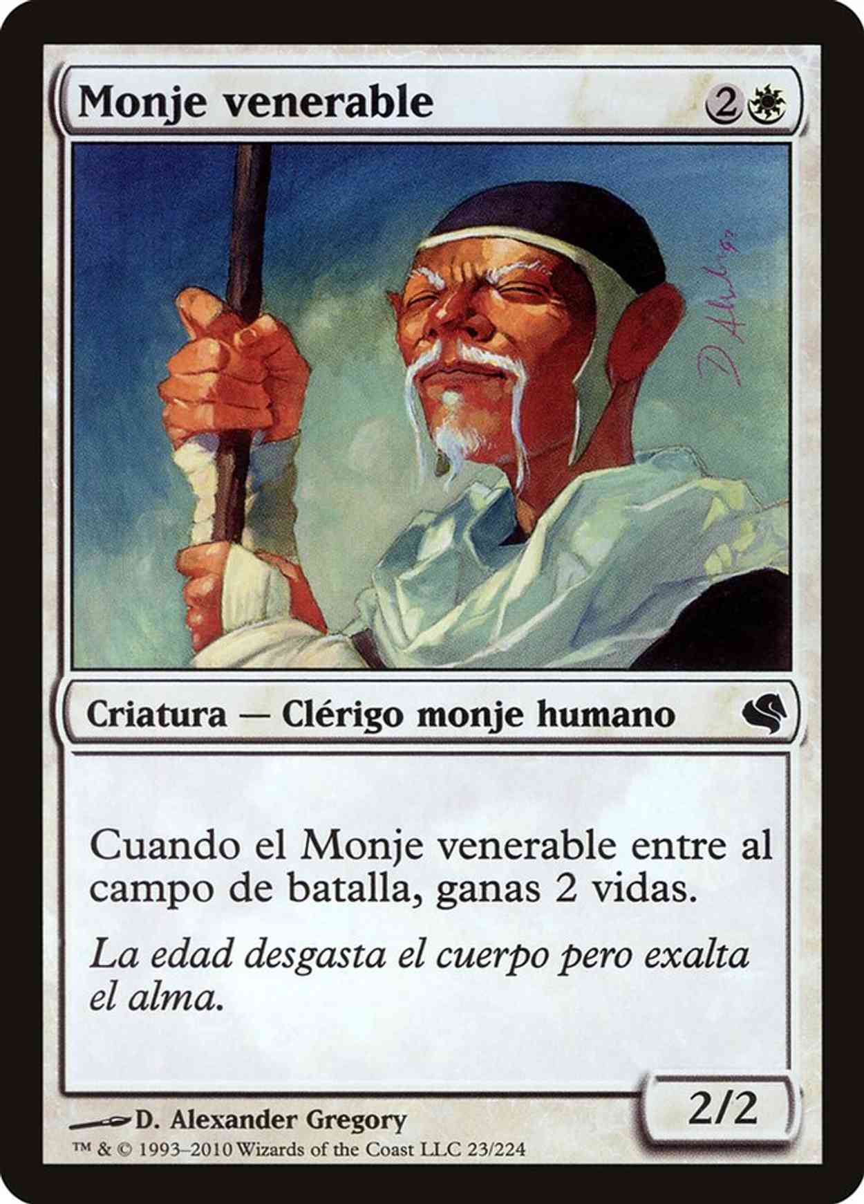 Venerable Monk (Retro Frame) magic card front