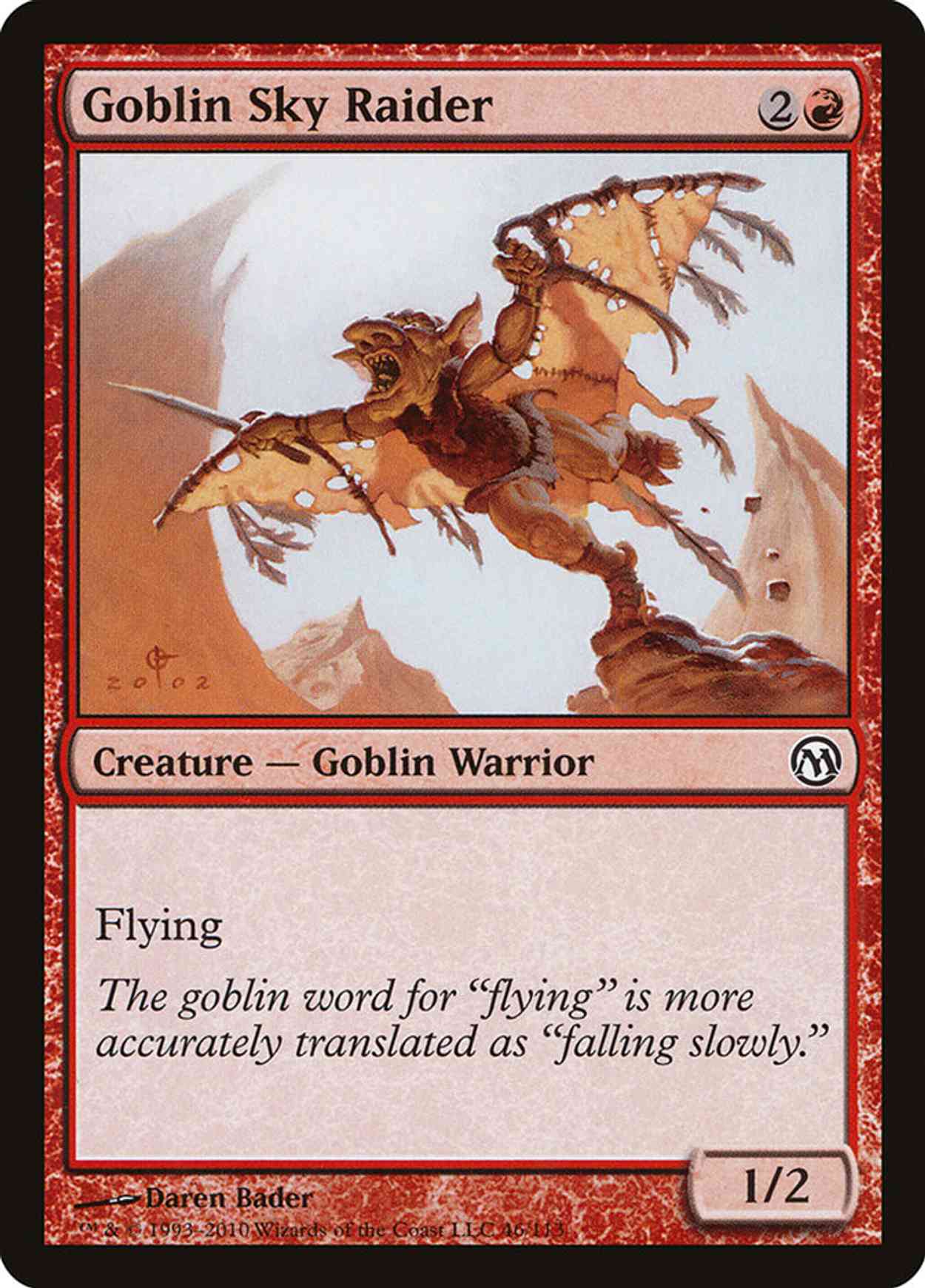 Goblin Sky Raider magic card front