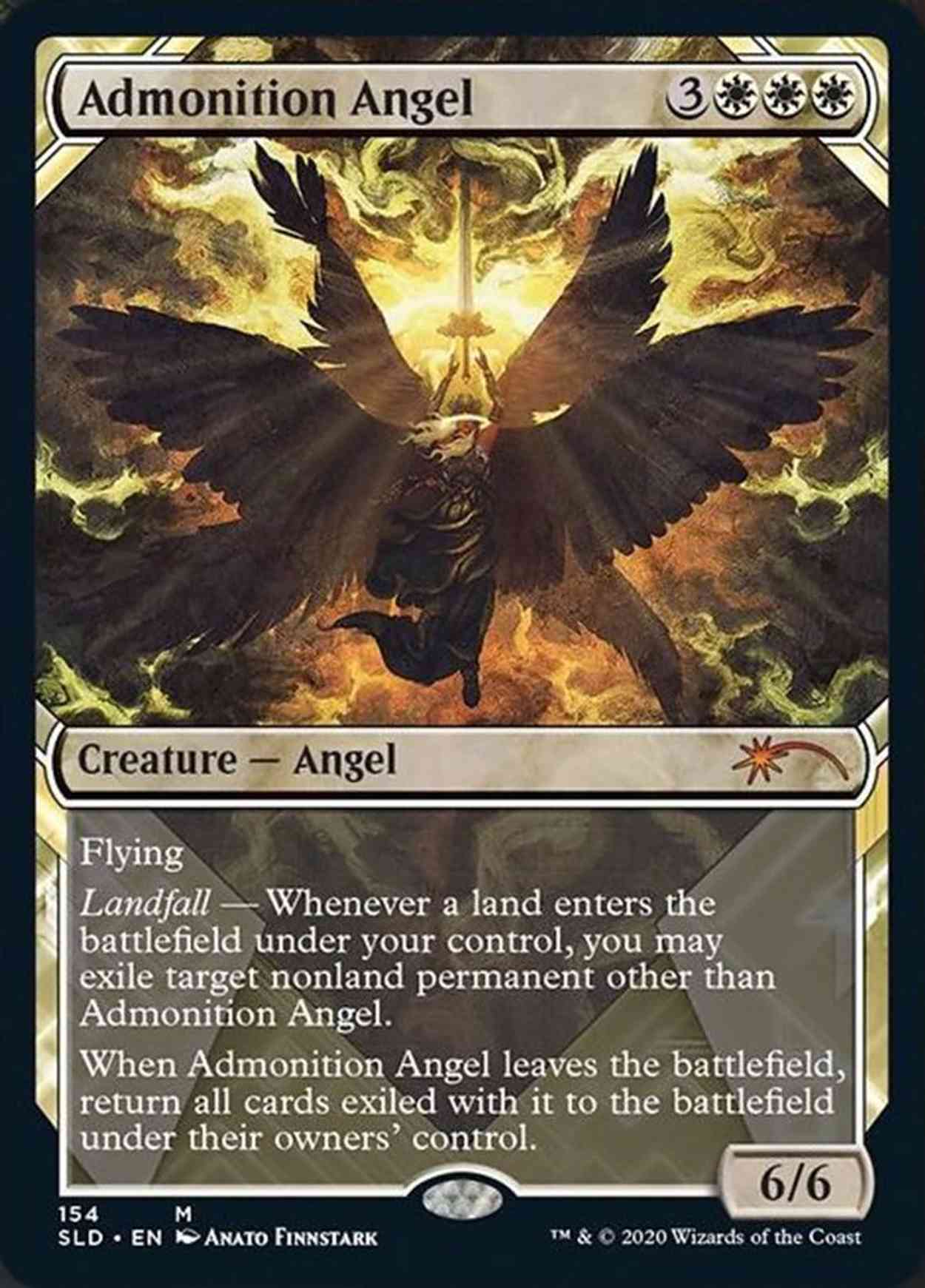 Admonition Angel (Showcase) magic card front