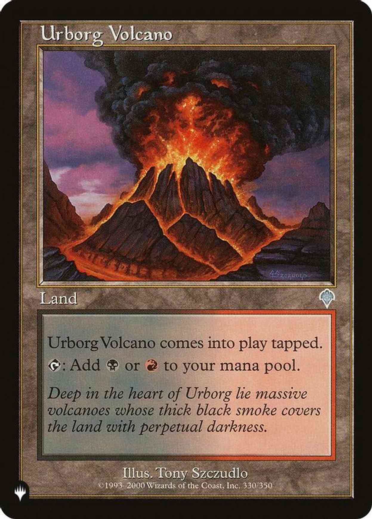 Urborg Volcano magic card front