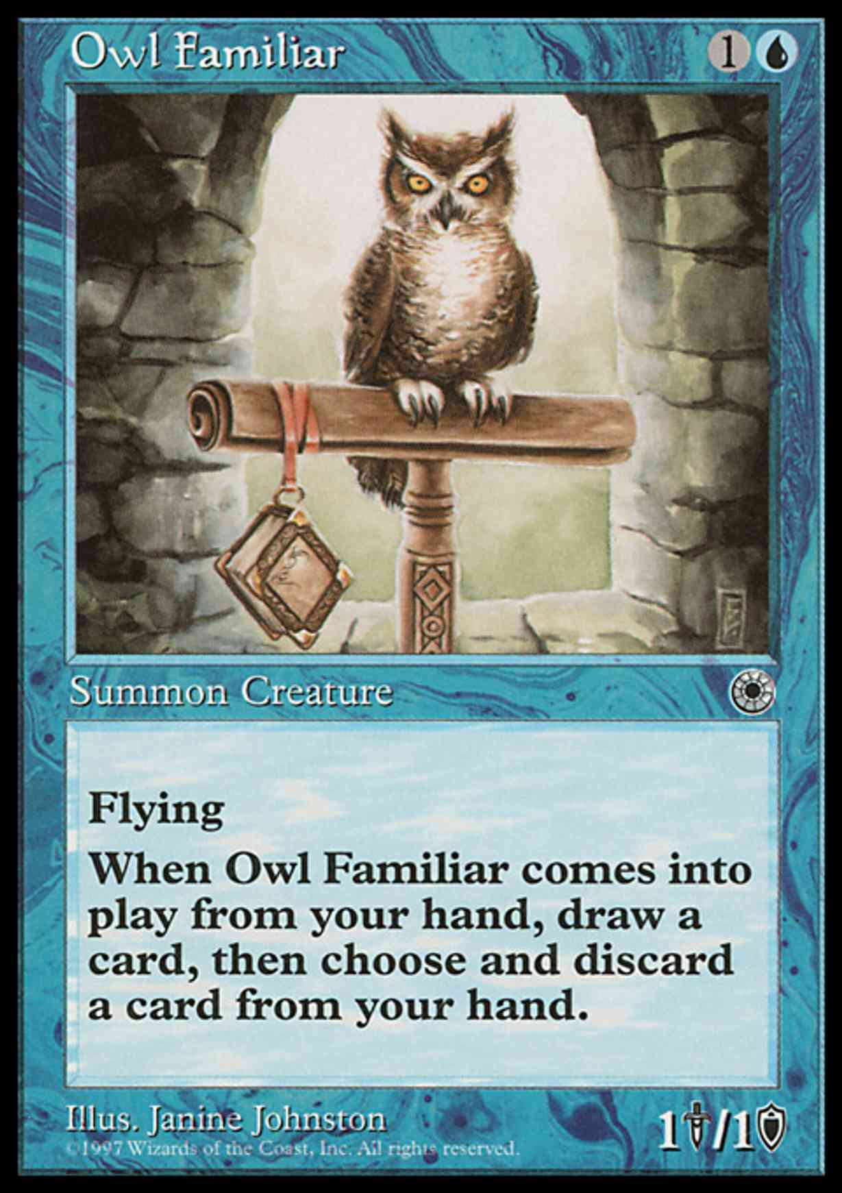 Owl Familiar magic card front