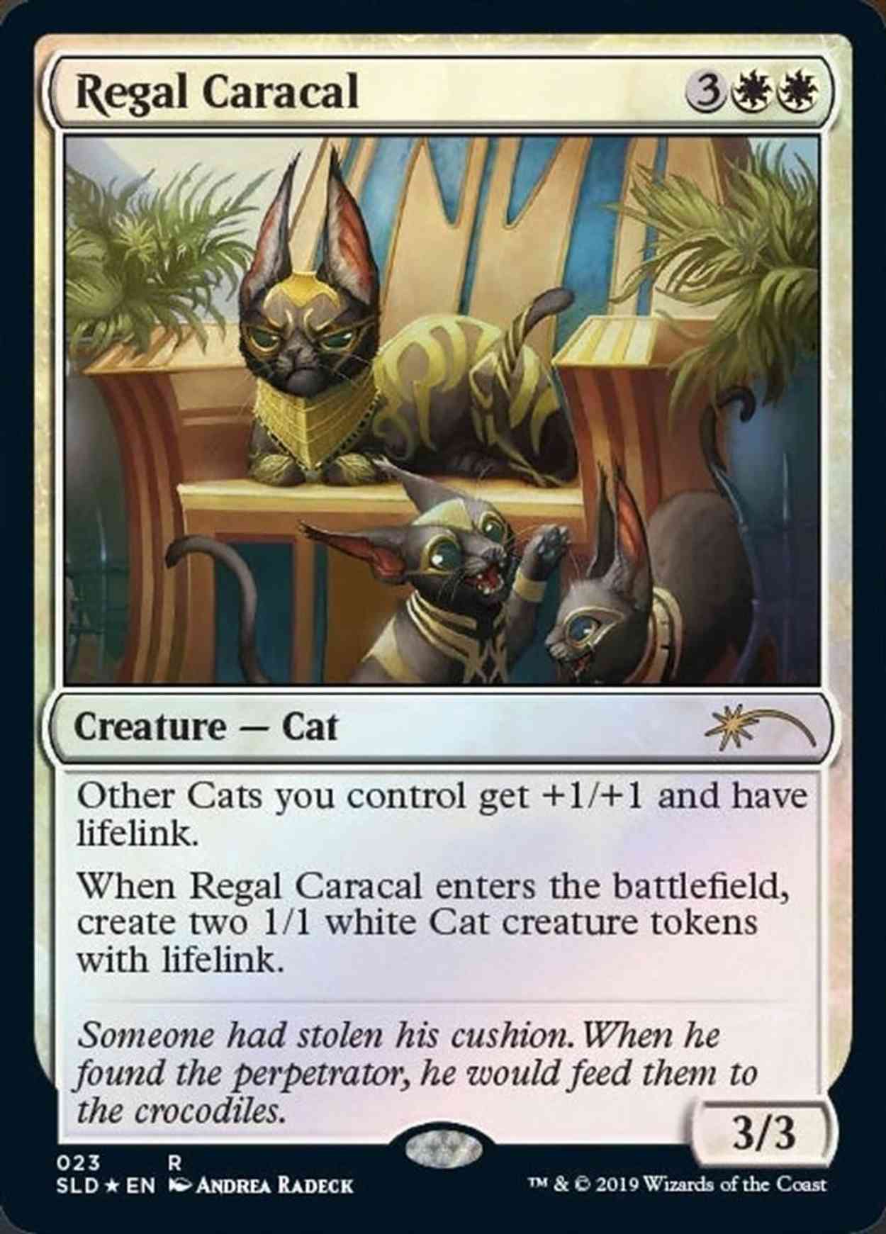 Regal Caracal magic card front