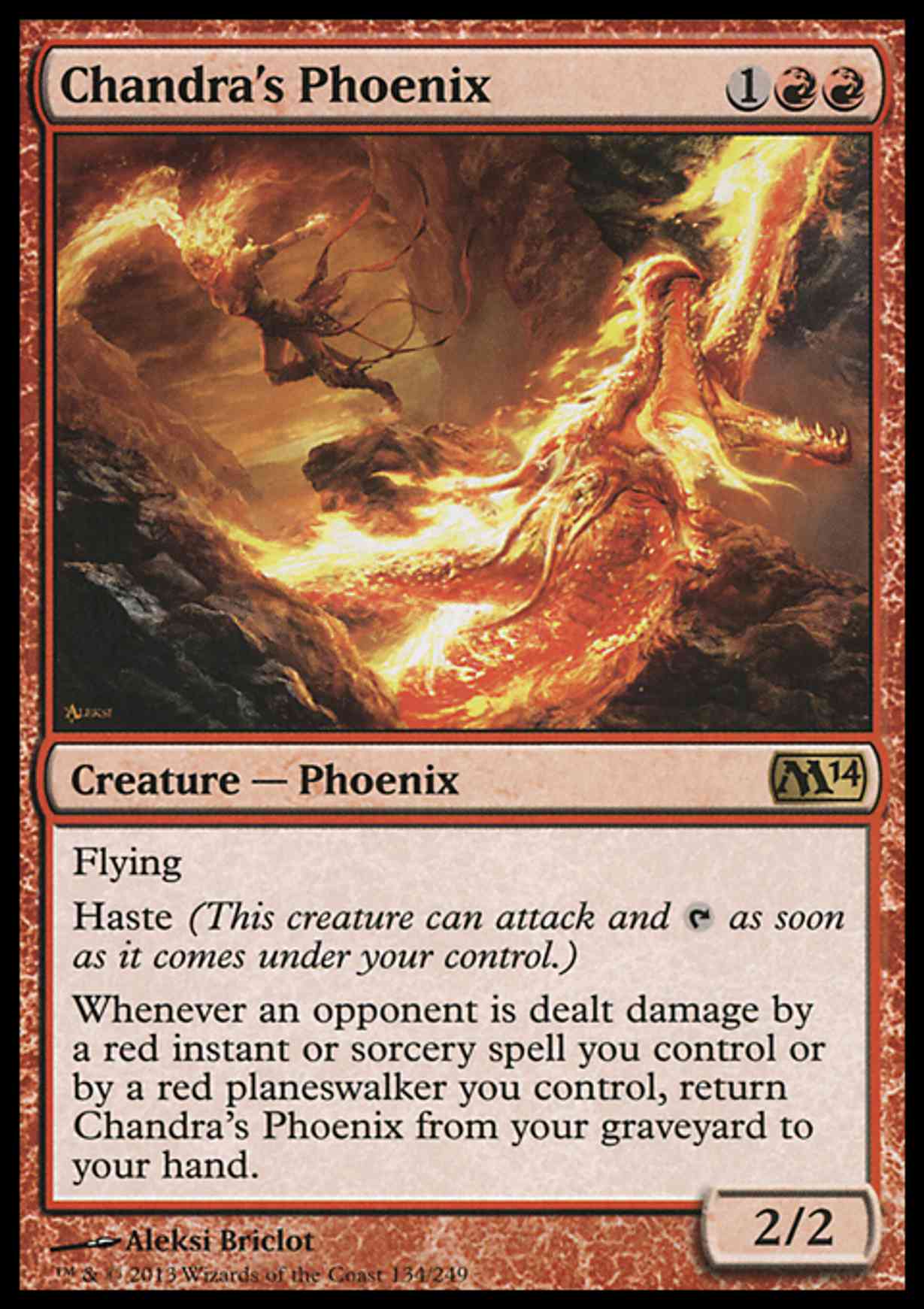 Chandra's Phoenix magic card front