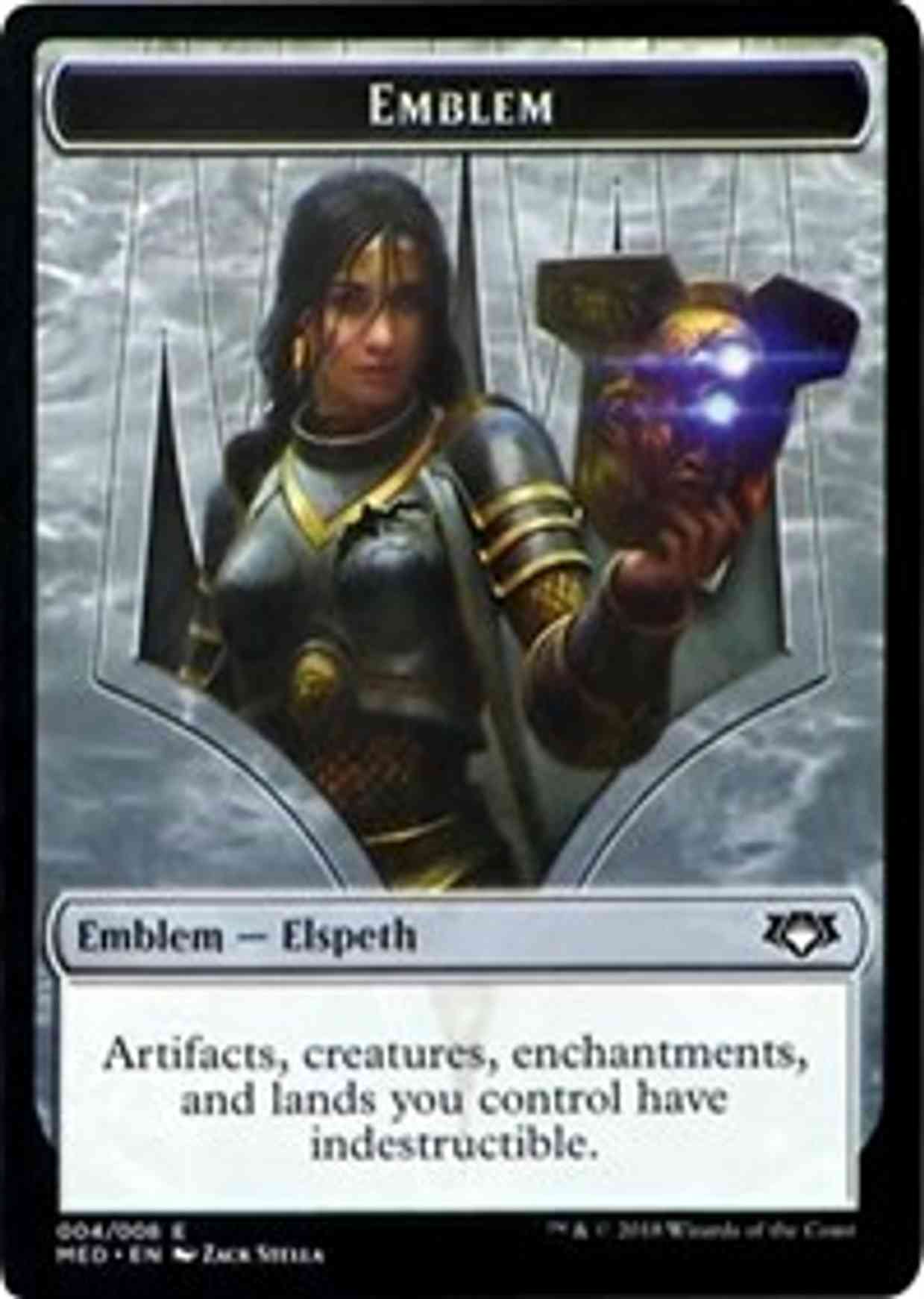 Emblem - Elspeth, Knight-Errant magic card front