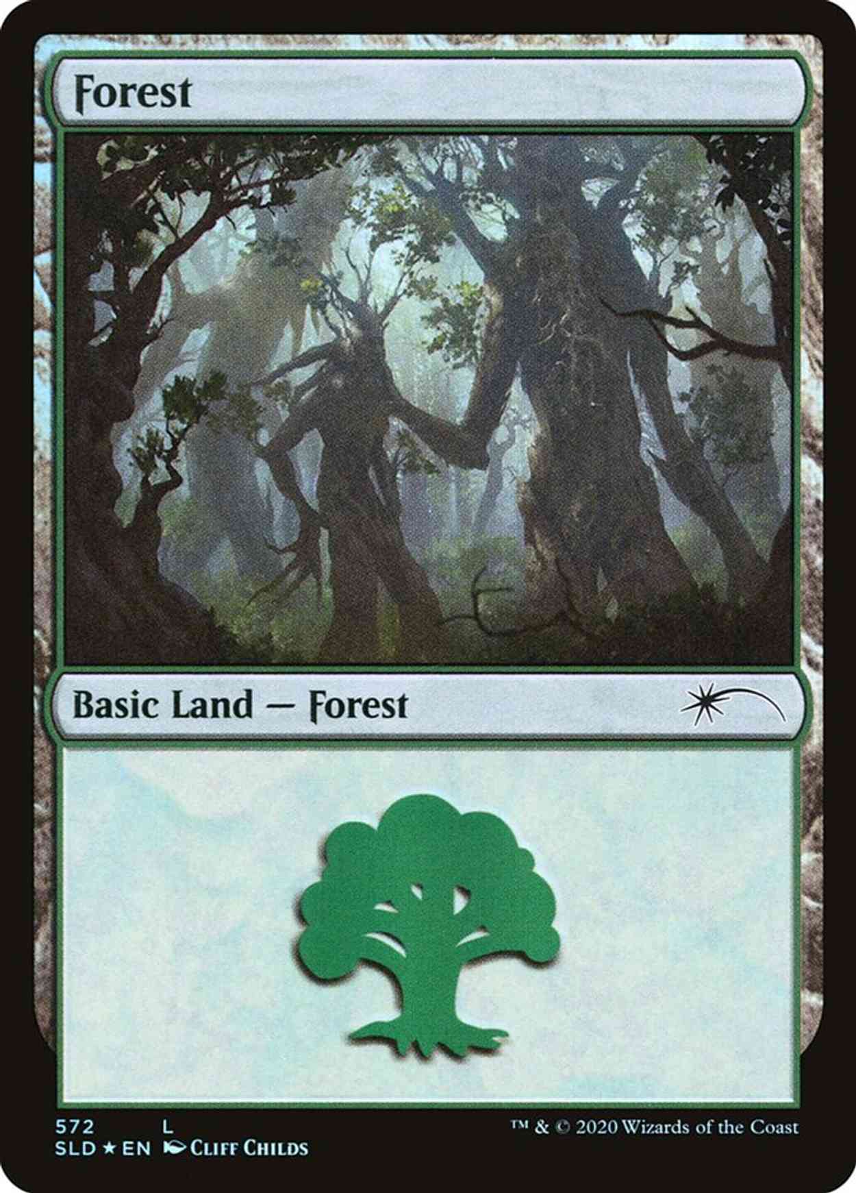 Forest (572) magic card front