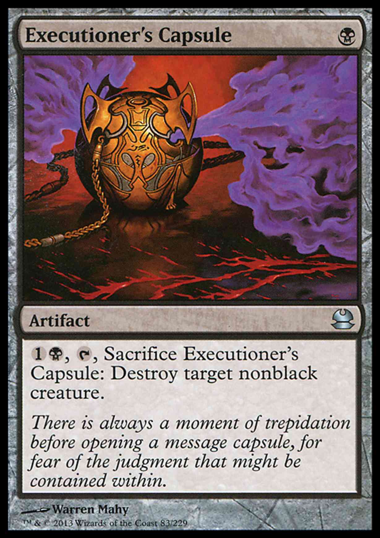 Executioner's Capsule magic card front