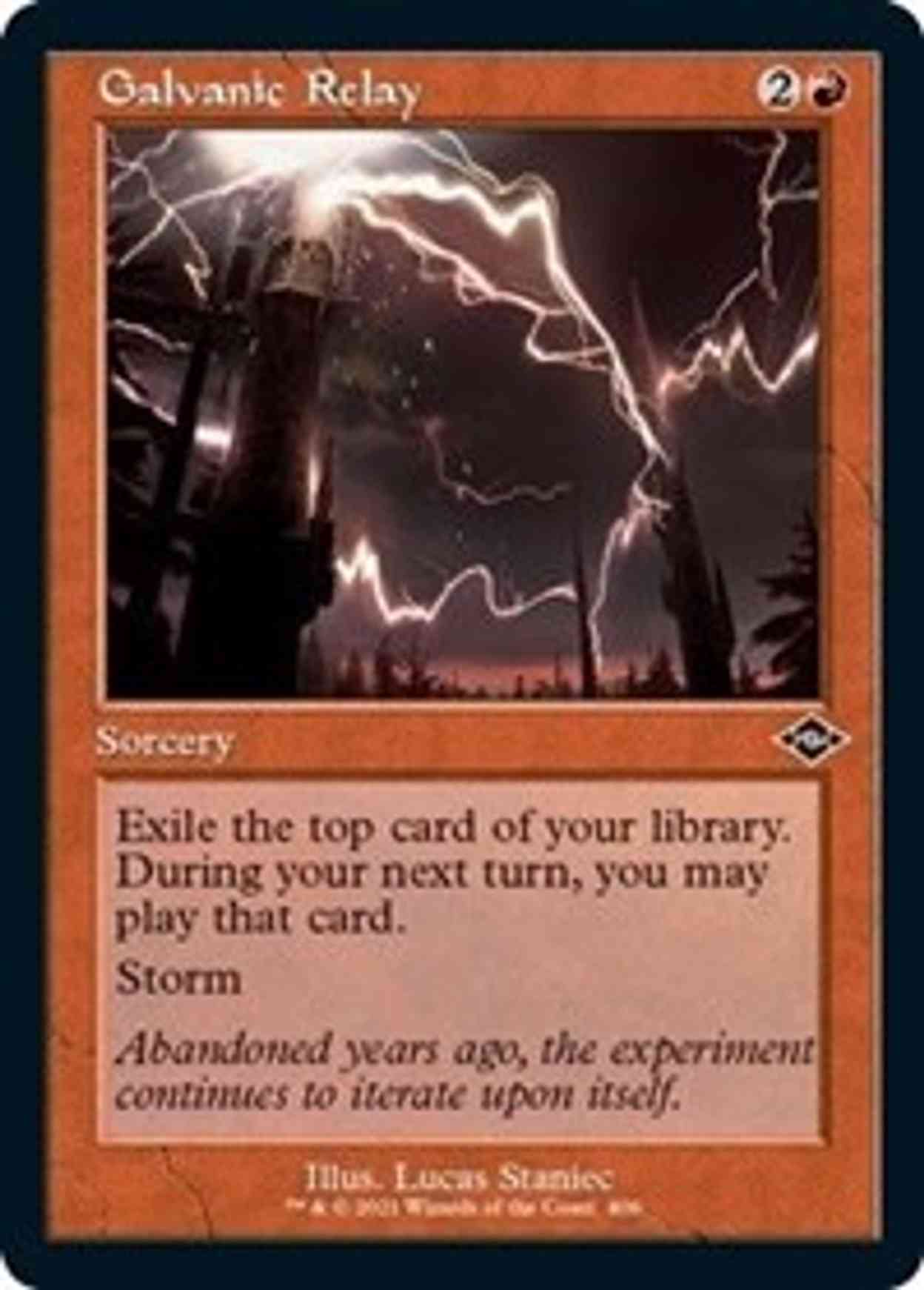 Galvanic Relay (Retro Frame) (Foil Etched) magic card front