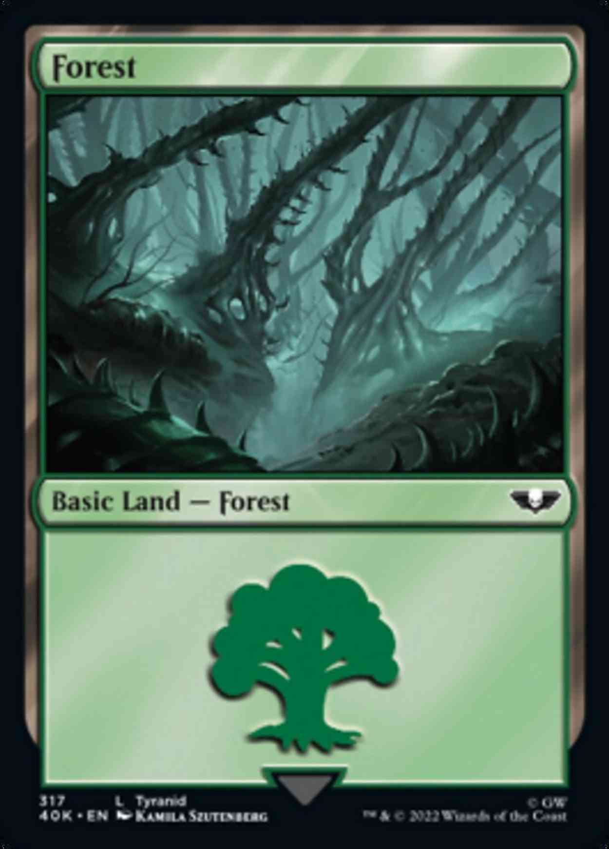 Forest (317) (Surge Foil) magic card front