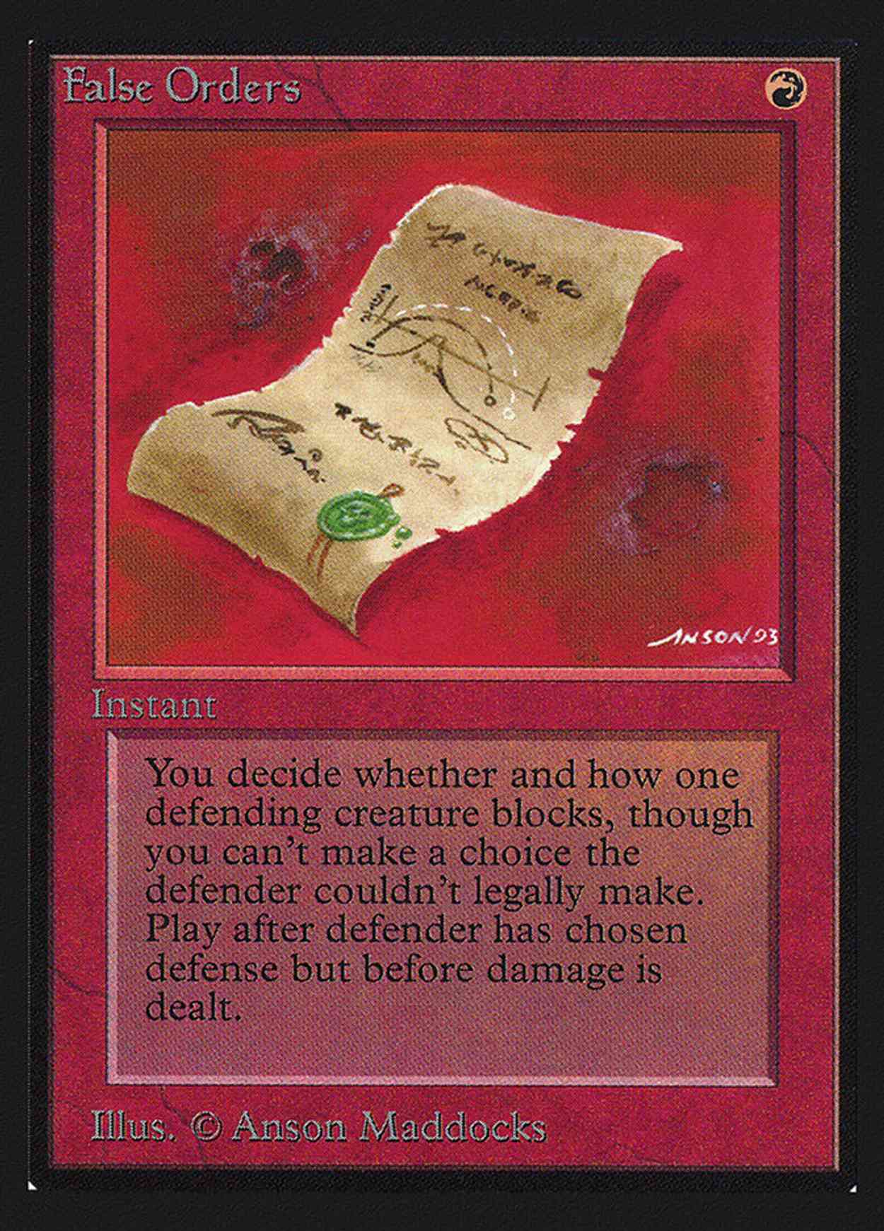 False Orders (CE) magic card front
