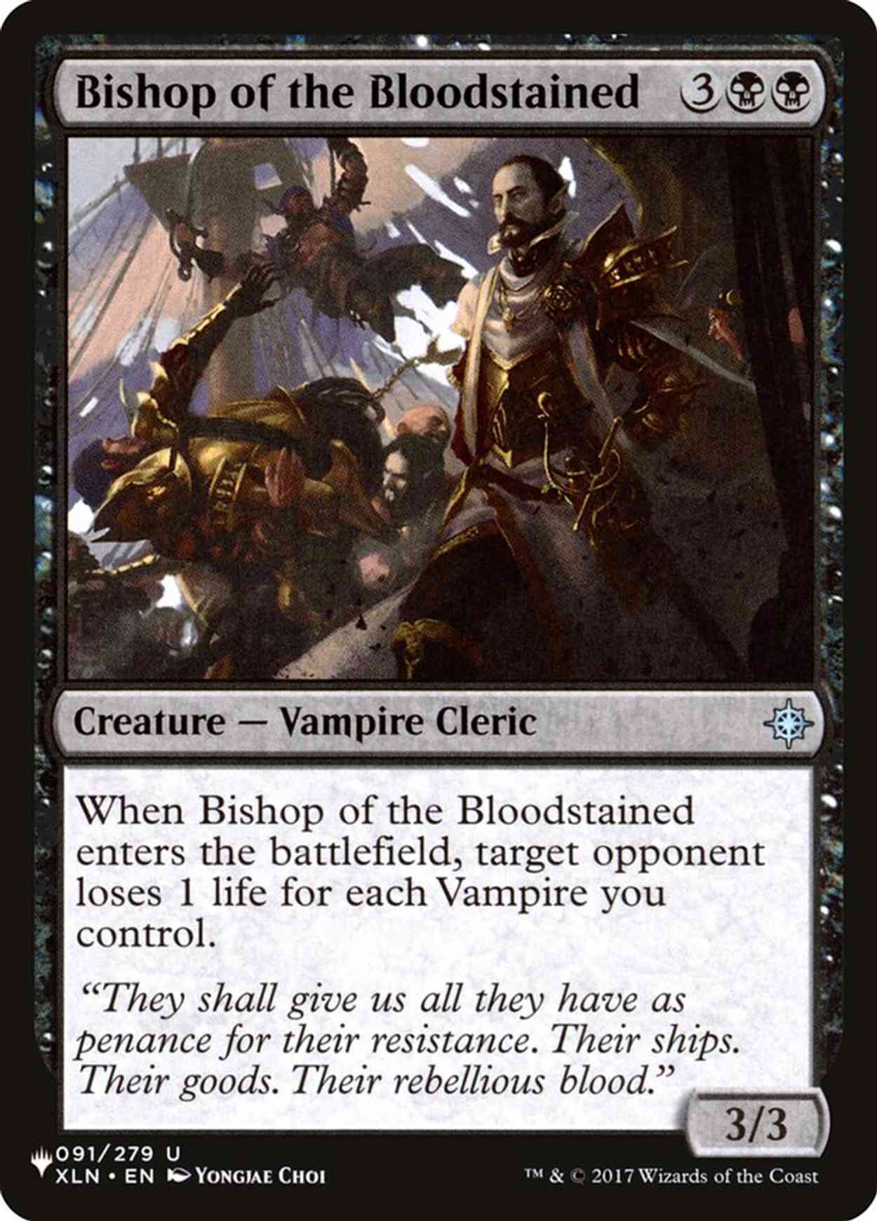 Bishop of the Bloodstained magic card front
