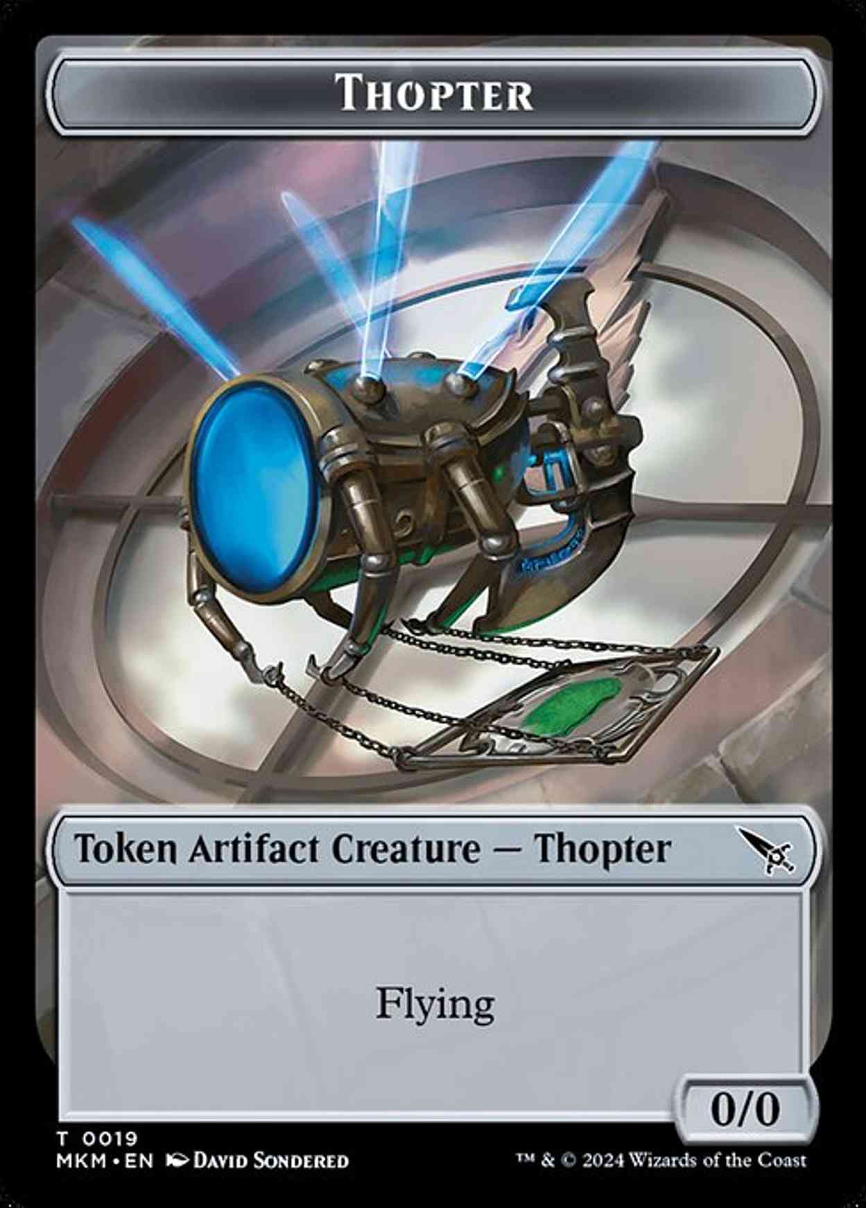 Thopter (0019) Token magic card front