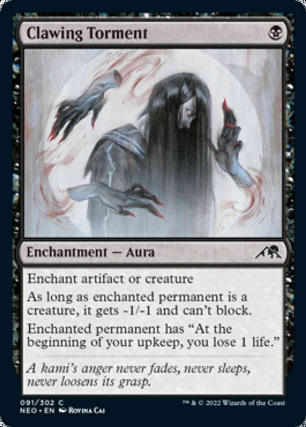 Clawing Torment magic card front