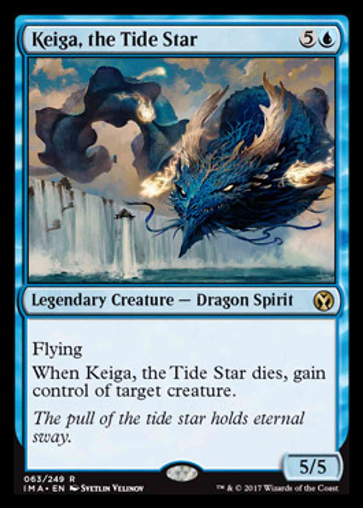 Keiga, the Tide Star magic card front